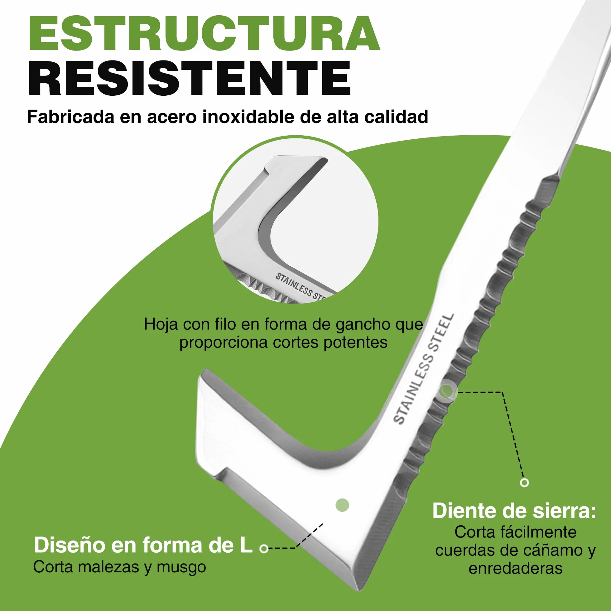 WORKPRO Desherbador Manual 31 cm Extractor Malas Hierbas