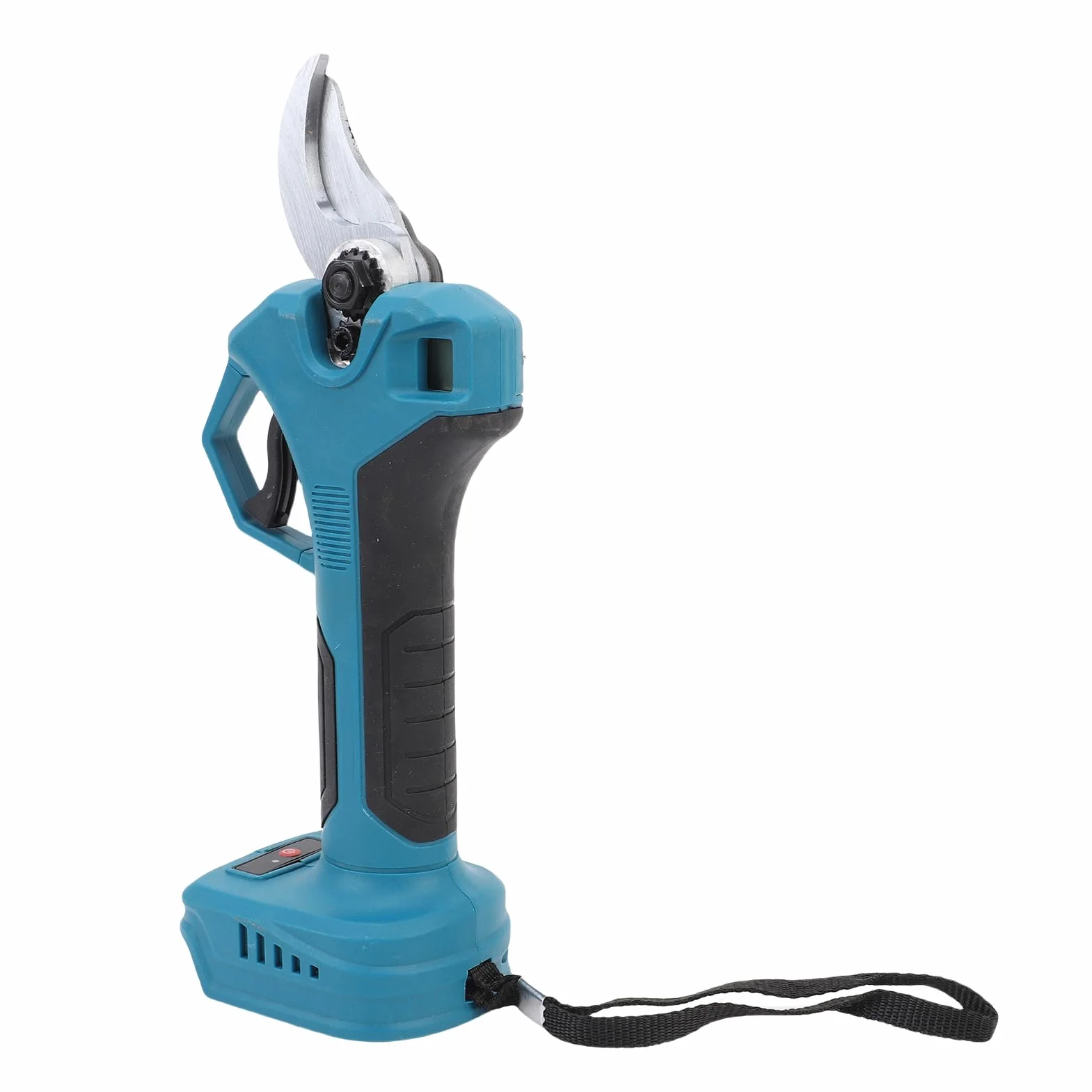 Jeffergarden Podadora Eléctrica Azul, Cortadora de Árboles Inalámbrica con Pantalla Digital y Cierre de Seguridad de 30 Mm para Jardinería