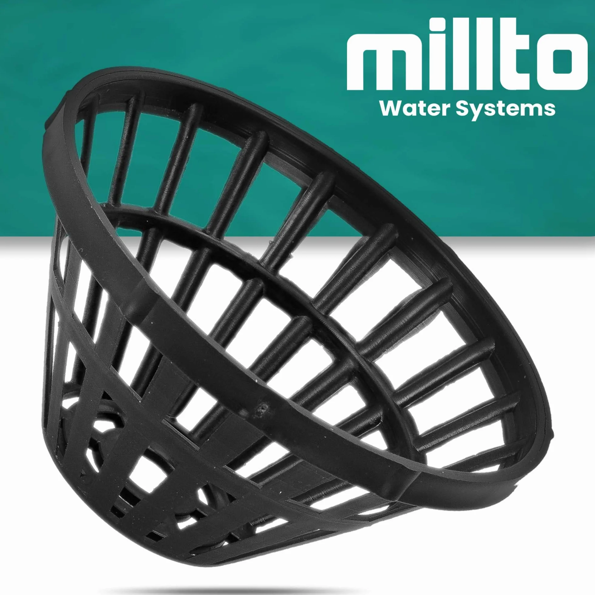 Cesta Rejilla de Protección Drenaje Canalón Filtro Recogehojas Sistema Subterráneo Colador Bajante Polipropileno