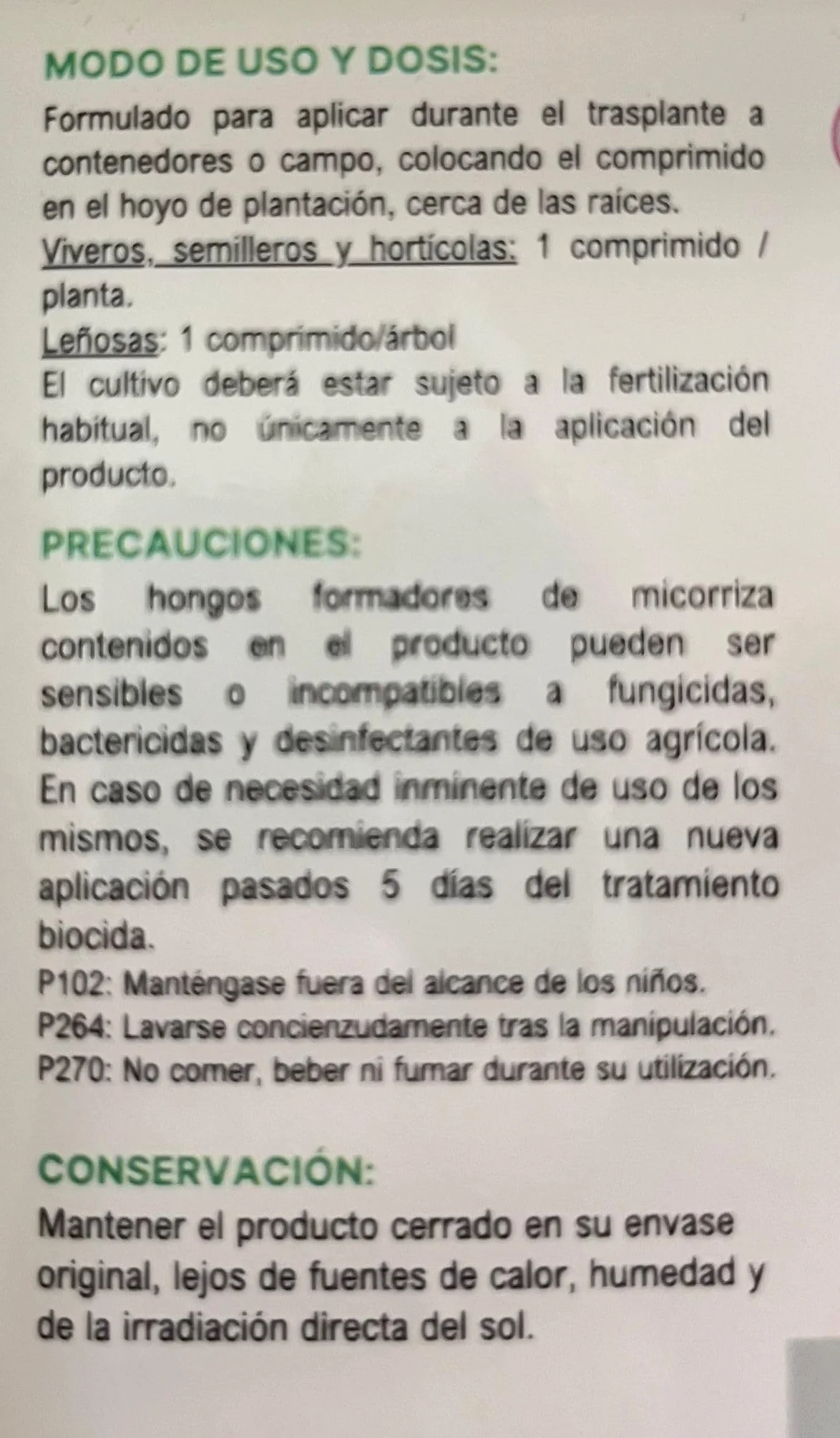 Bioradis Micorrizas en pastillas y bacterias enraizantes 250 uds 1kg