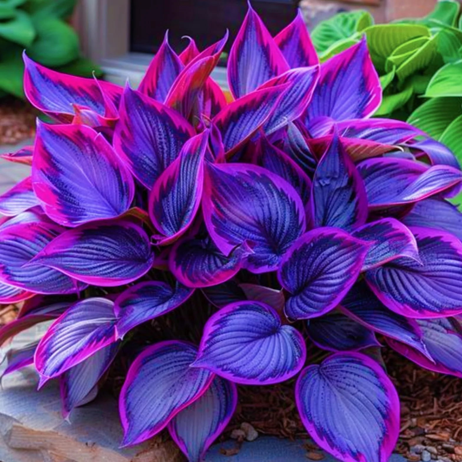 Hosta Tubérculos Resistentes - Rizoma para Jardín