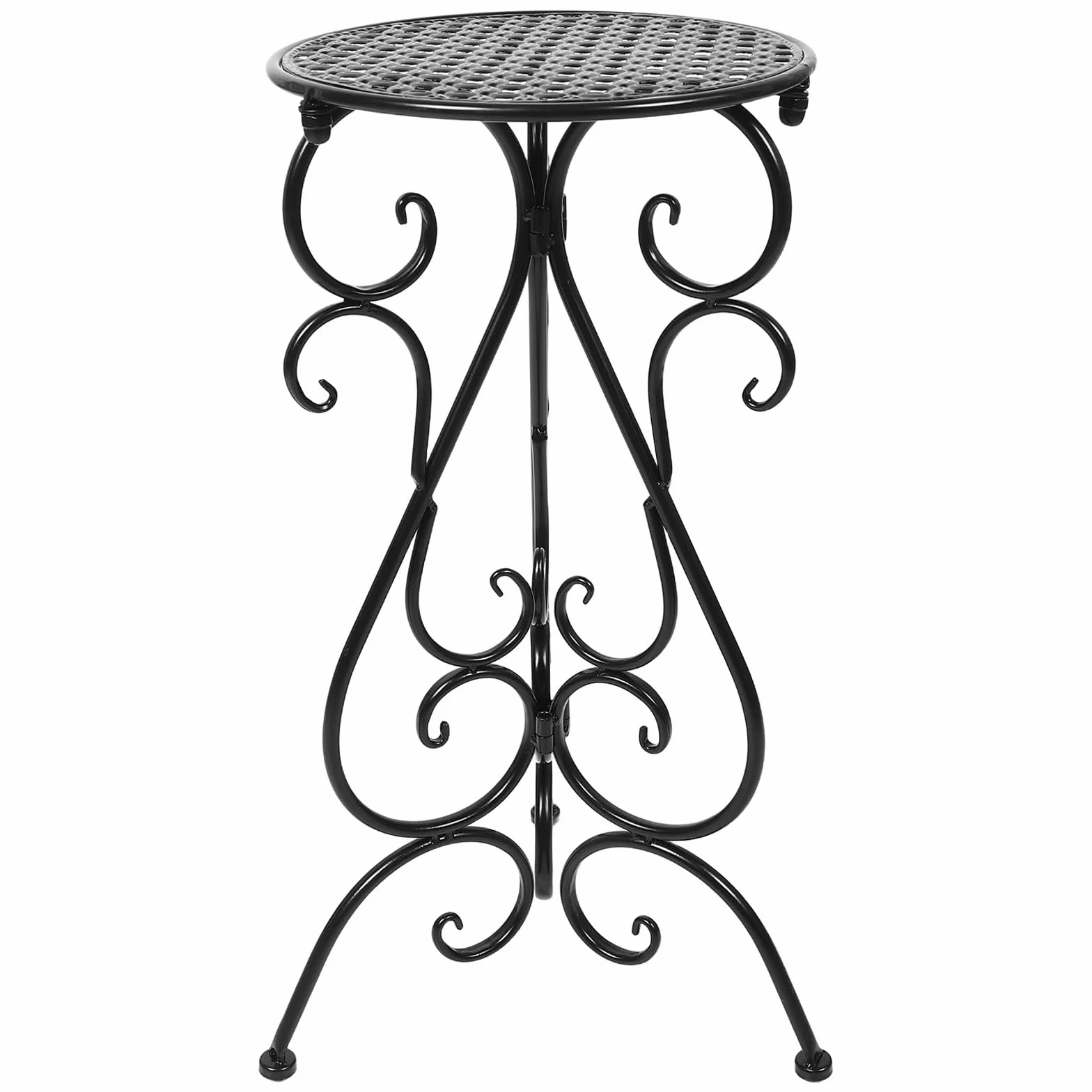 Toddmomy Soporte para bebedero de pájaros para exteriores | Mesa de metal para bebedero de pájaros de 56 cm de altura | Soporte con 3 patas estables para maceta individual, ideal para patio,