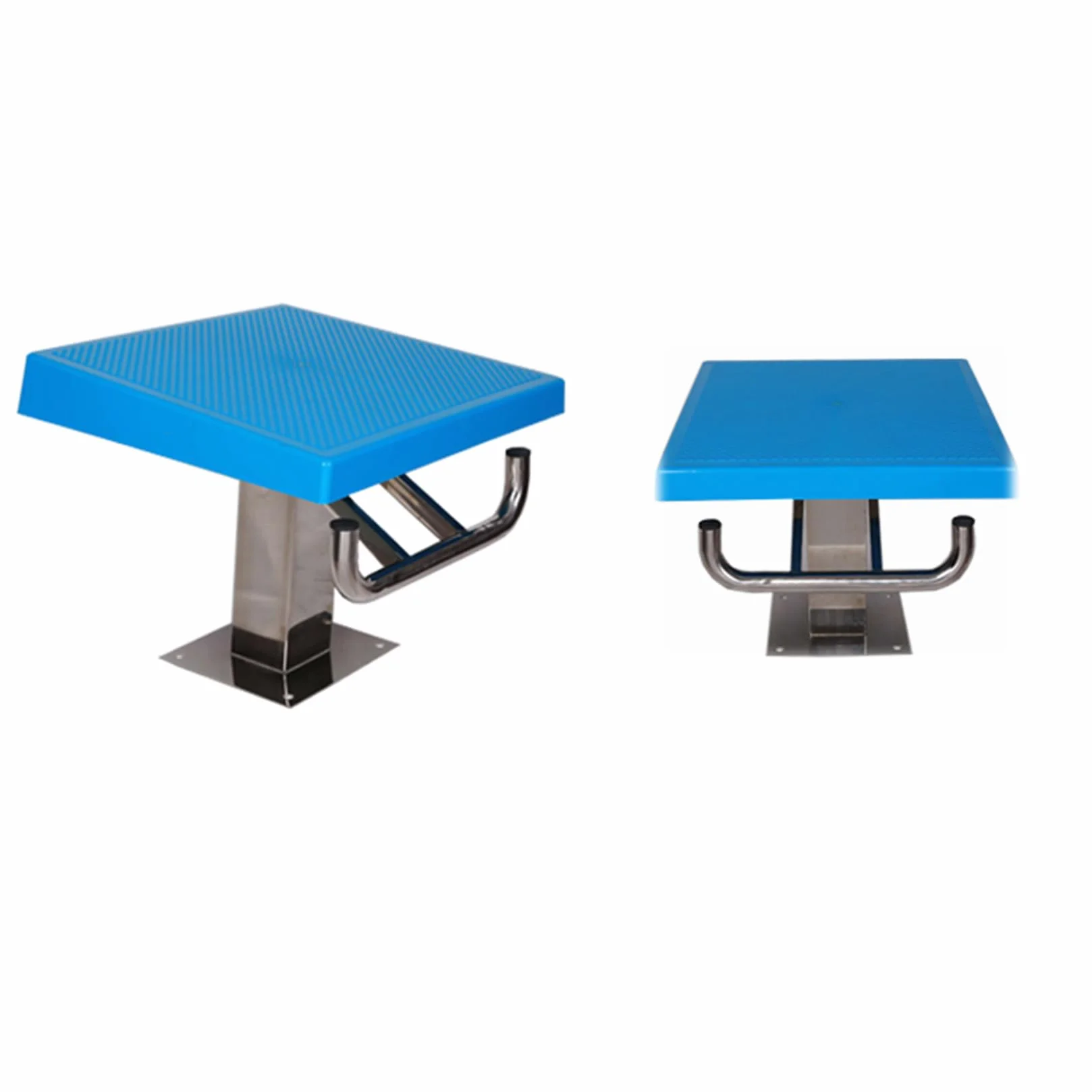 BOTOWI Trampolín para Piscinas Plataforma Antideslizante con Base de Acero Inoxidable para Competición de Natación