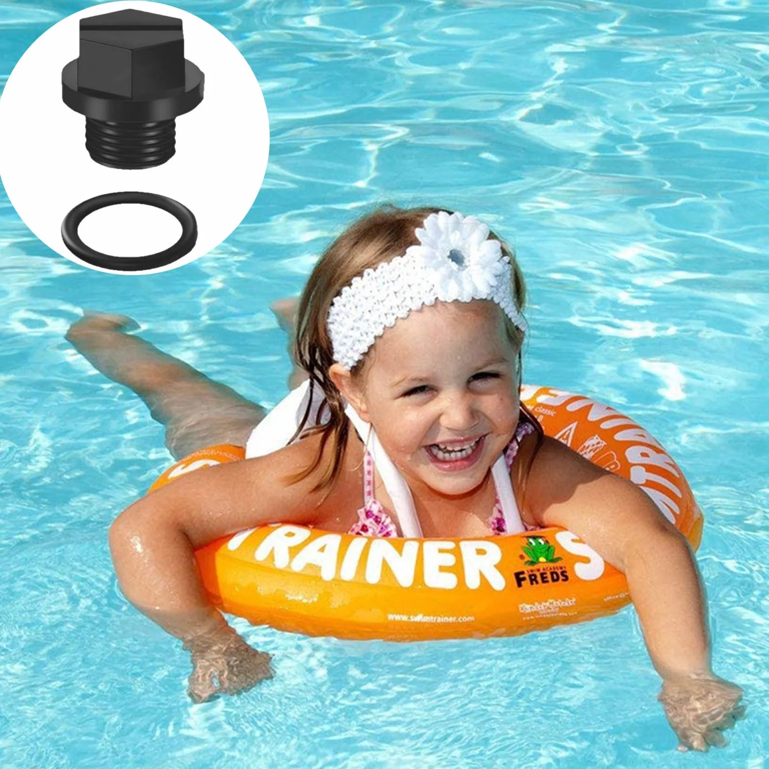 Hayward SPX1700FG tornillos de drenaje para piscina con juntas O tapón drenaje
