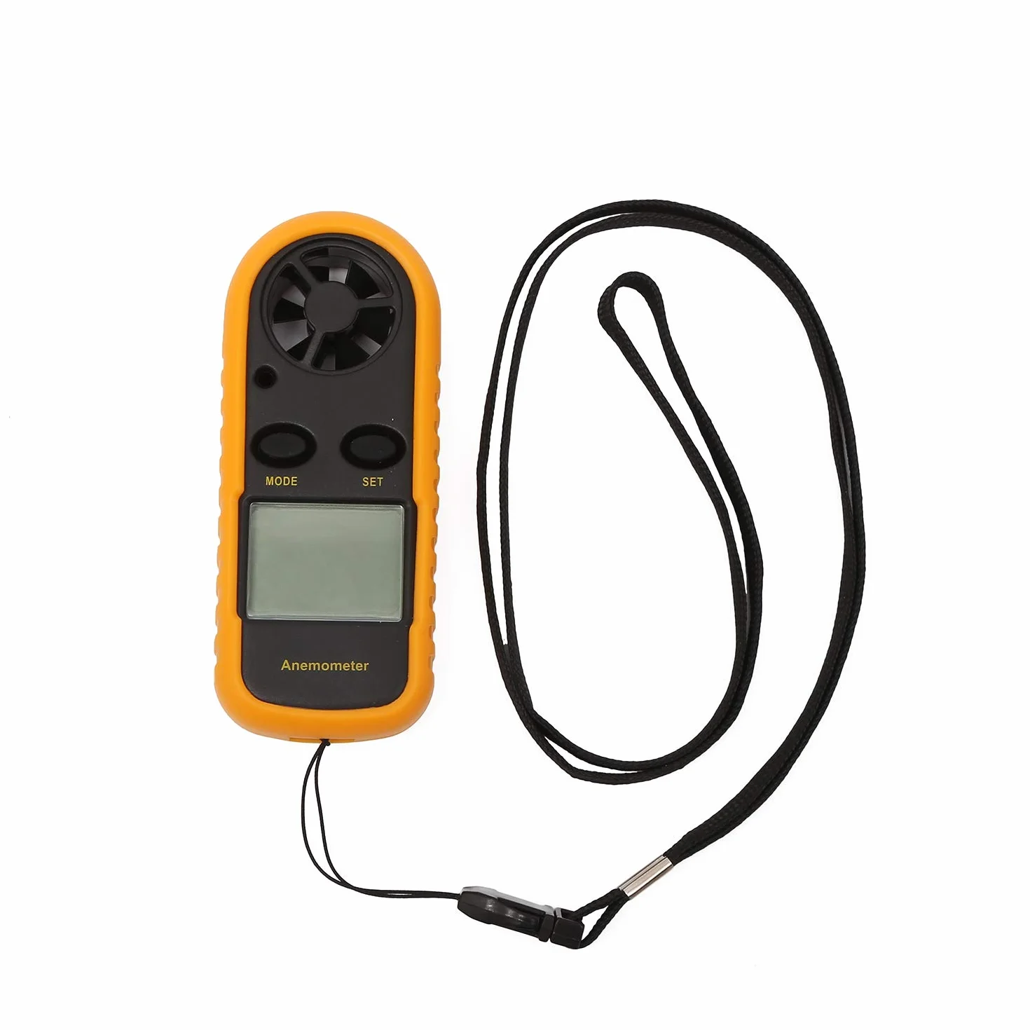 TOPWAY Anemómetro Digital LCD Medidor Velocidad Viento Temperatura Luz Fondo Navegar Surf Pescar