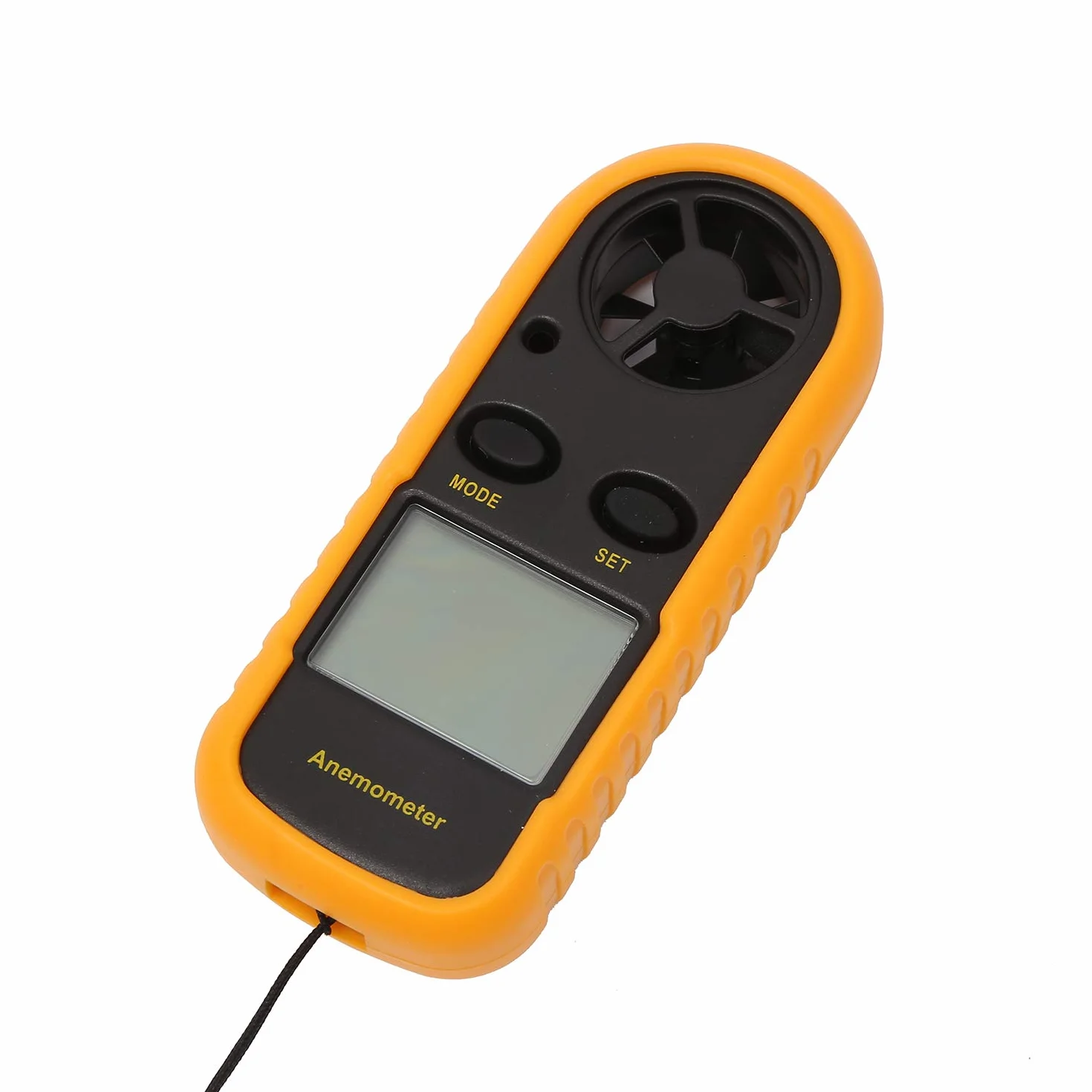 TOPWAY Anemómetro Digital LCD Medidor Velocidad Viento Temperatura Luz Fondo Navegar Surf Pescar