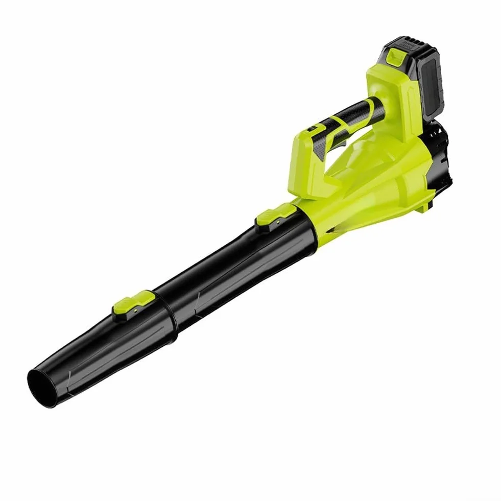 ZYNCUE Soplador de hojas inalámbrico de 20 V MAX con flujo de aire de 580 CFM: capacidad de impulso turbo, 6 ajustes de velocidad, diseño de motor sin escobillas de bajo ruido