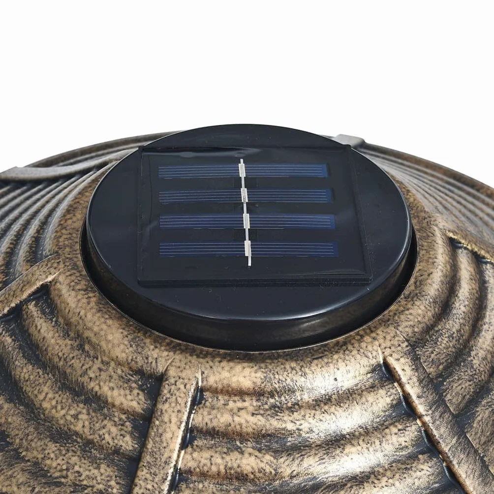 Genérico Bebedero Decorativo para pájaros con Luces LED solares plástico,Casa y jardín,Decoración,Pilas para pájaros-48221