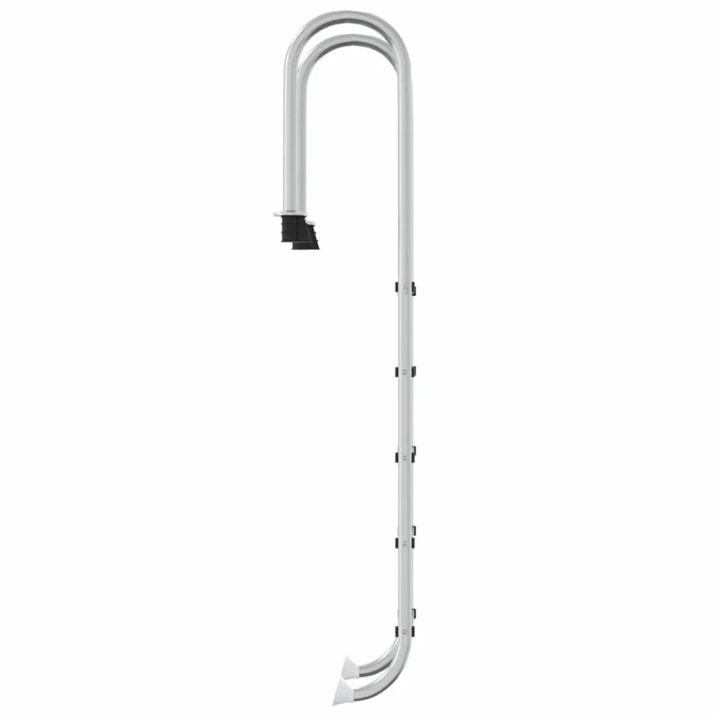 vidaXL Escalera de Piscina Acero Inoxidable 304 54x38x211 cm