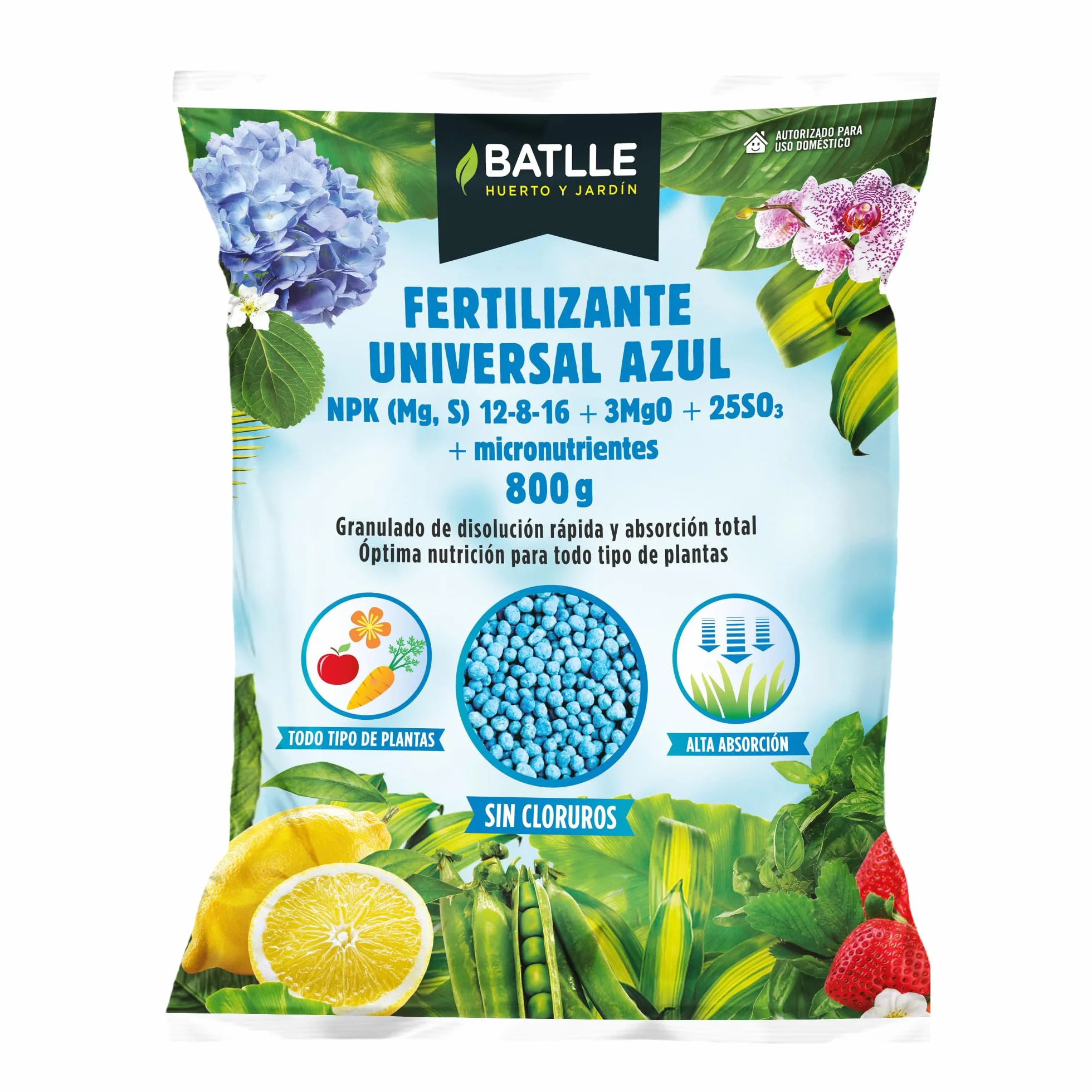 Semillas Batlle Fert. Universal Azul Bolsa 800g