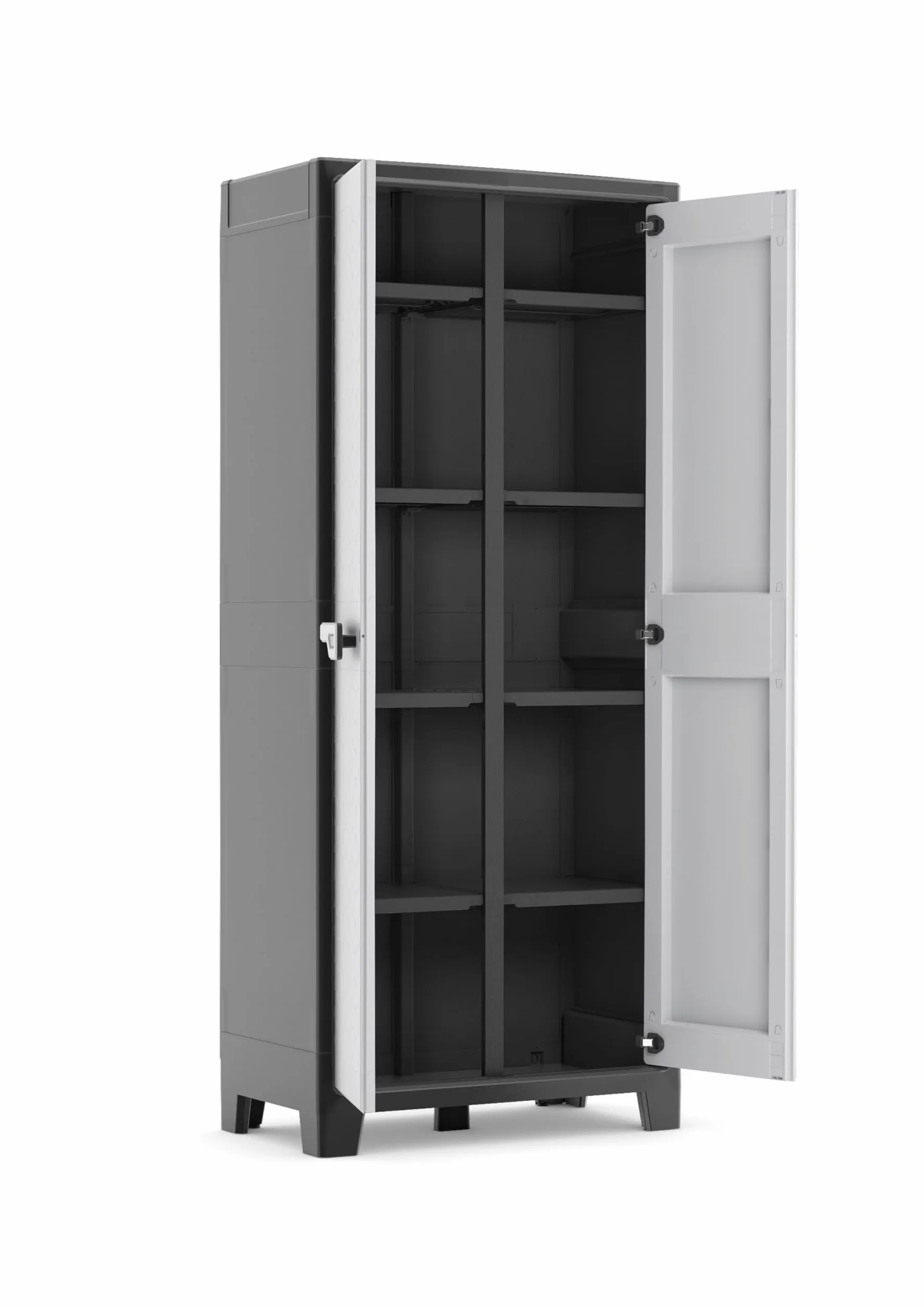 Keter Armario Titan Multispace XL 80x44x182 cm Czarny/Szary