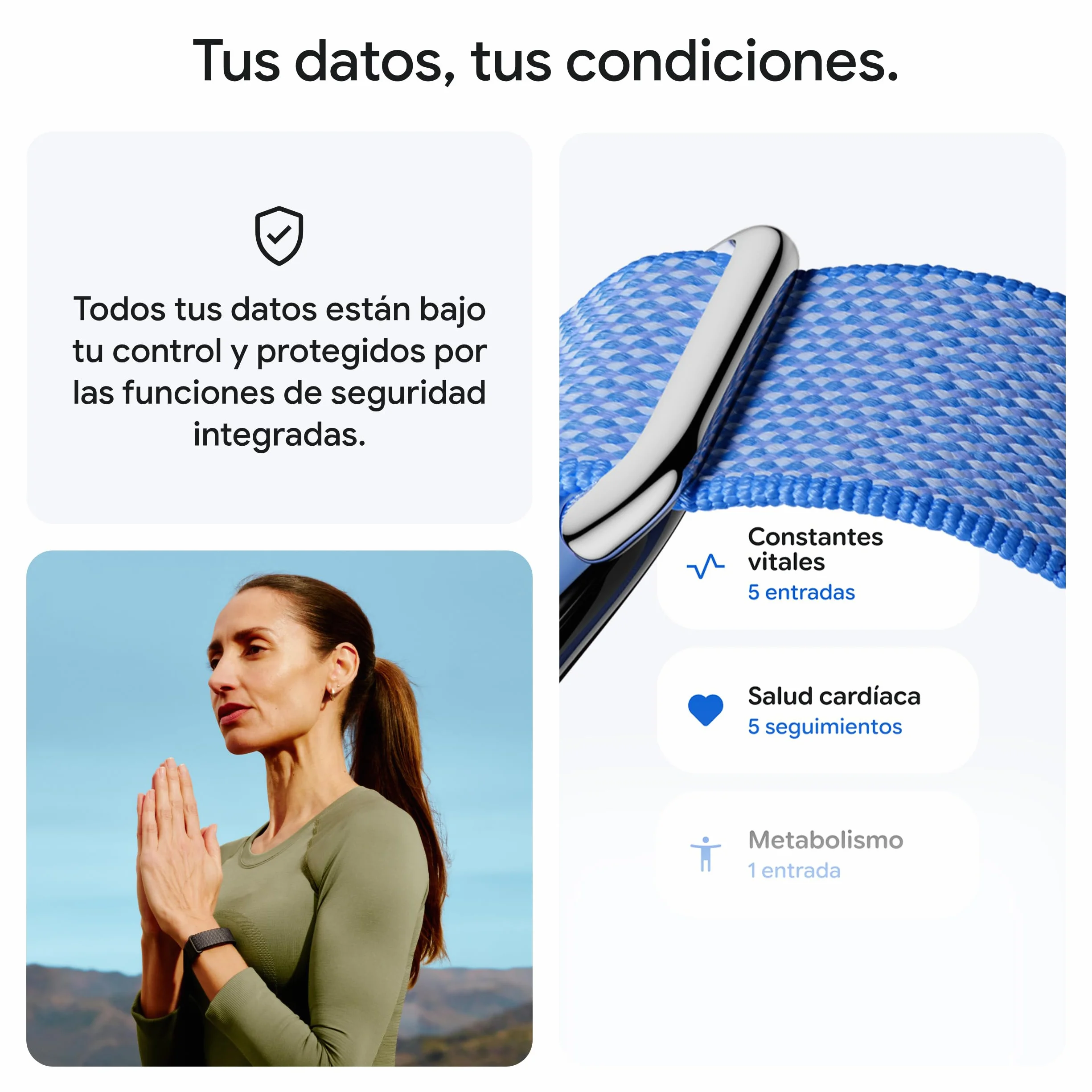 Google Fitbit Air Pulsera Actividad Monitorización Frecuencia Cardiaca Sueño IA Batería 7 Días Frambuesa