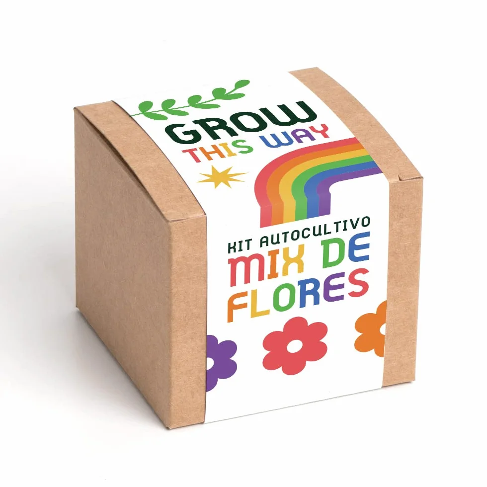 Grow This Way Kit de Autocultivo Mix de Flores Actividad Educativa