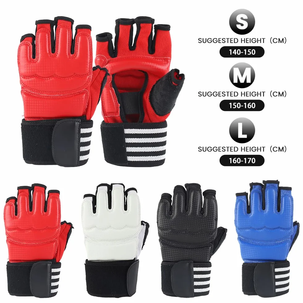 Guantes de Boxeo para Niños MMA Kárate Taekwondo Artes Marciales 3-15 años