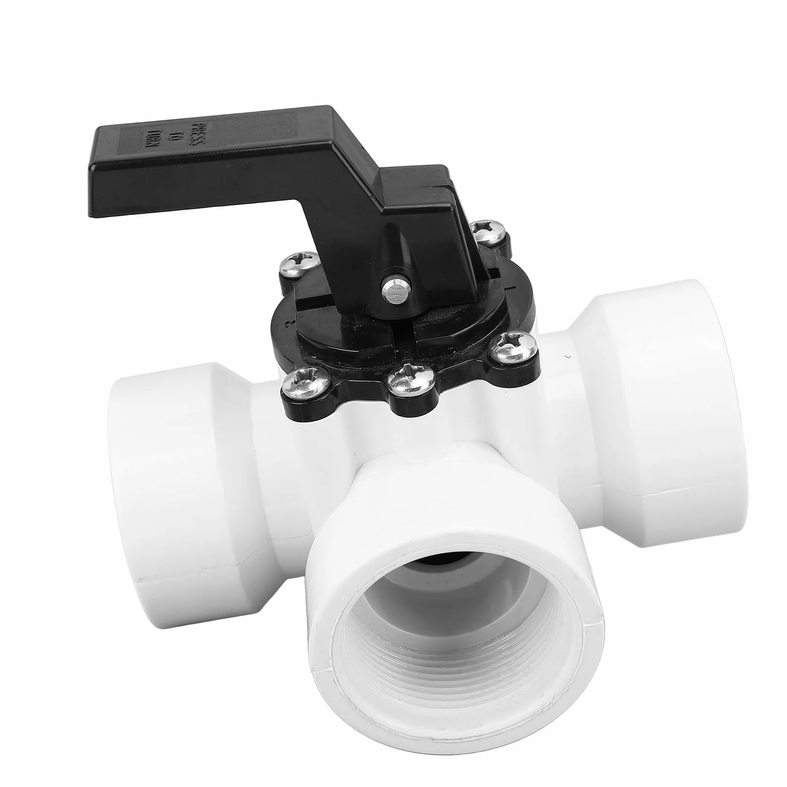 Dioche Válvula Desviadora de 3 Vías 4715 G1-1/2" Rosca Hembra Plástico para Piscinas Spas
