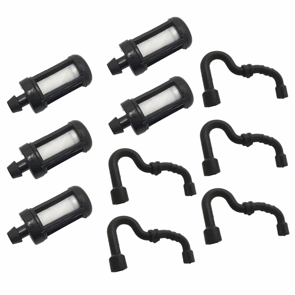 Kit de 5 mangueras y Filtro de Combustible Compatible con motosierras MS180, MS170, 018 y 017. Pieza de Repuesto for Herramientas de jardín.