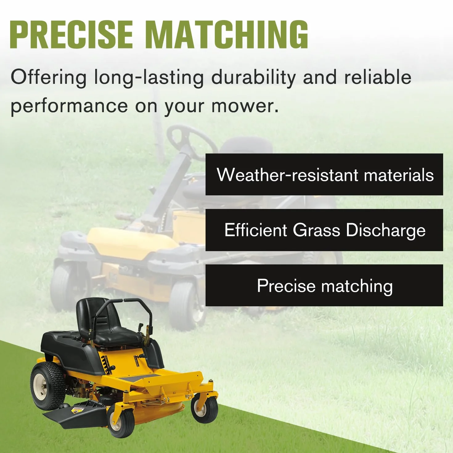 deawater 1 juego 631-05058 para CUB Cadet RZT 50 54 S L54 L50 para MTD Troy-Bilt Mustang XP 50 54 Zero Turns
