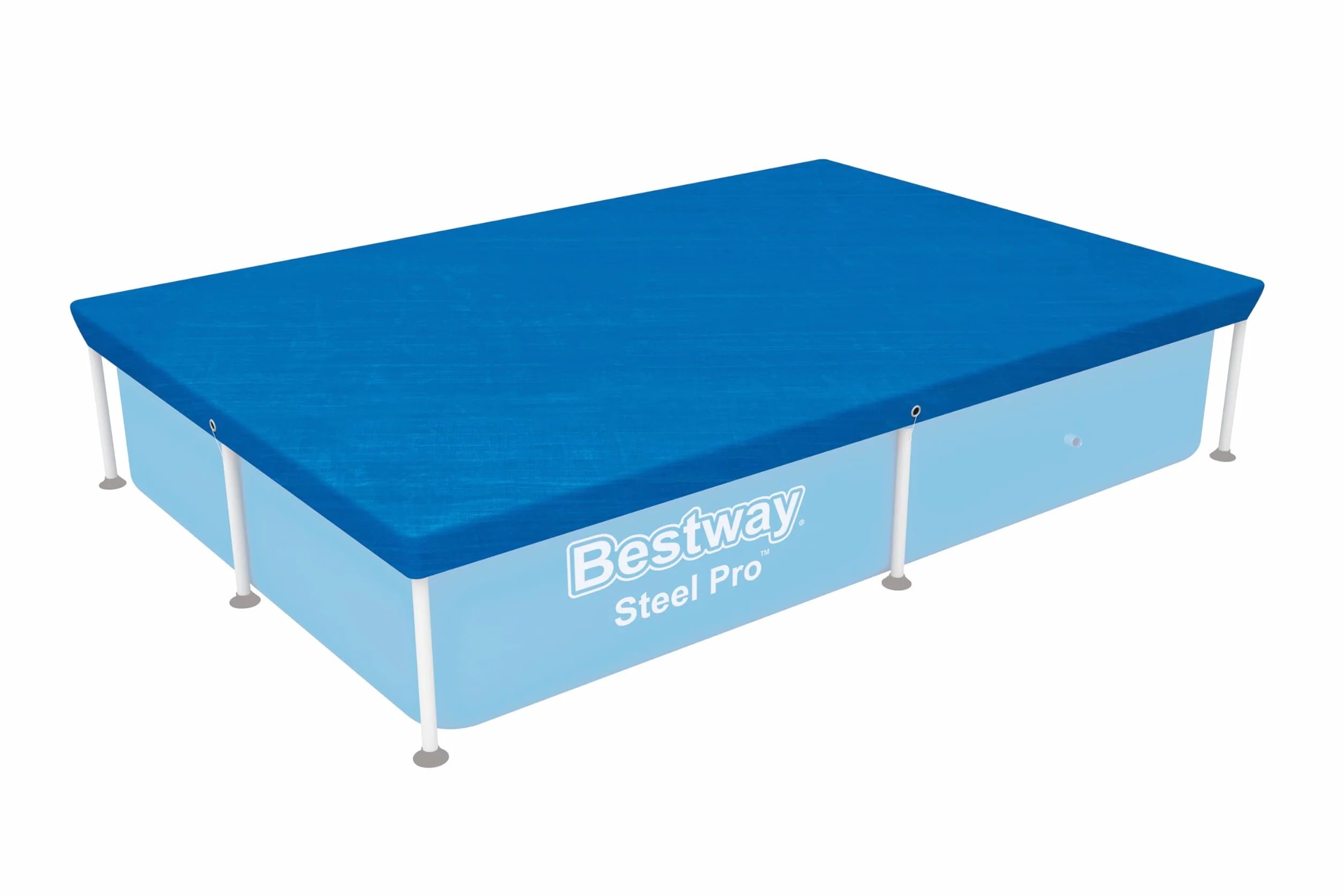 BESTWAY Cobertor de Invierno Rectangular 224x154 cm para Piscinas 221x150 cm Azul