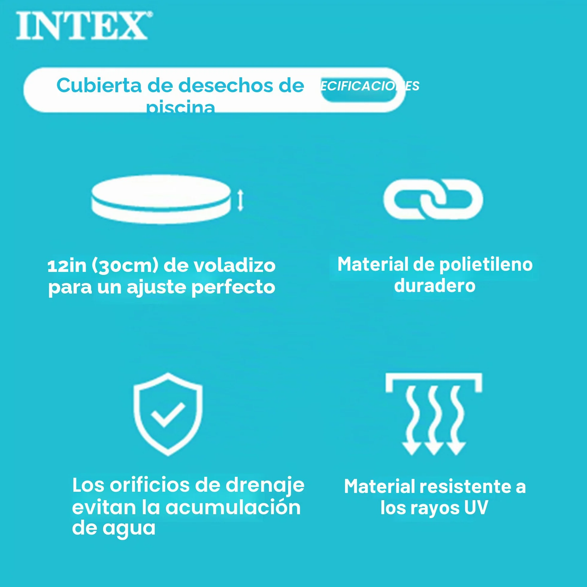 Intex Cobertor Piscina Easy Set 305CM