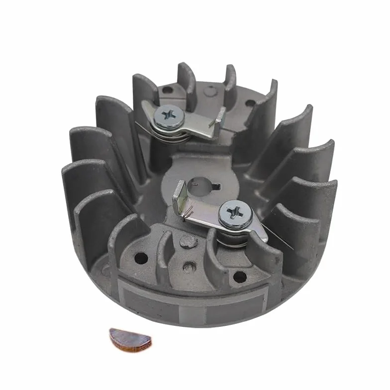 Piezas de herramientas de jardinería Trinquetes de arranque de volante, llave Woodruff apta for 142 142E 137 137E, piezas de repuesto de motosierra de Gas de arranque fácil, herramienta 530059637