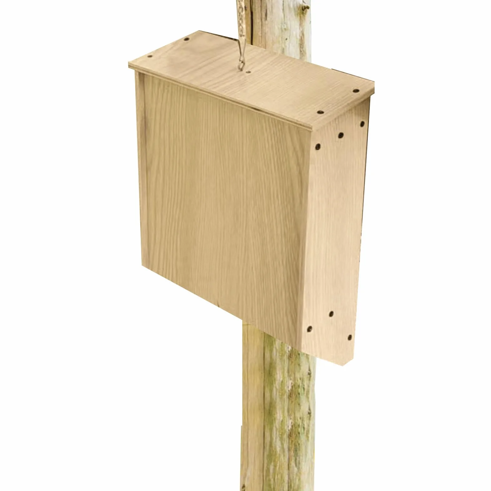 Casas de murciélagos para exteriores, caja de madera para murciélagos, refugio con techo, grandes y resistentes a la intemperie, para verano e invierno, para exteriores, jardín, granja, 9.45 x 3.27 x