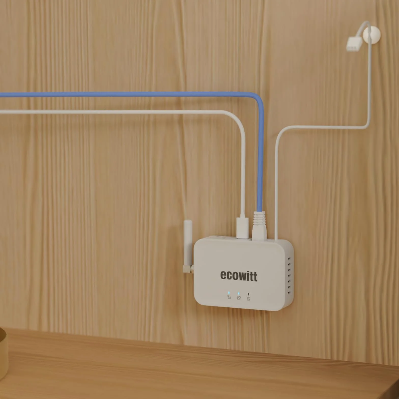 Ecowitt GW3000 Gateway estación meteorológica sensor exterior 3 en 1 WIFI ethernet