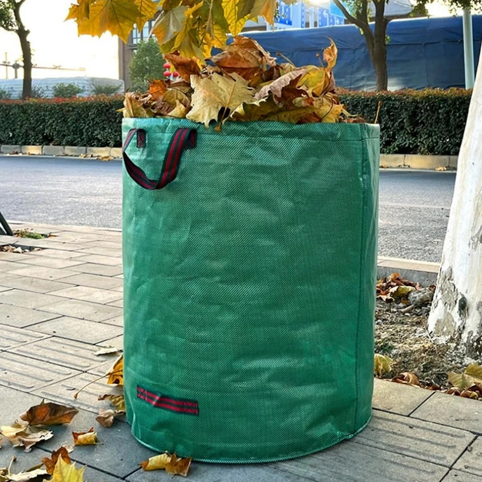 Bolsa para Residuos de Jardín Bolsa de basura hojas jardín cubierta PP | For la recolección de malezas(120L)