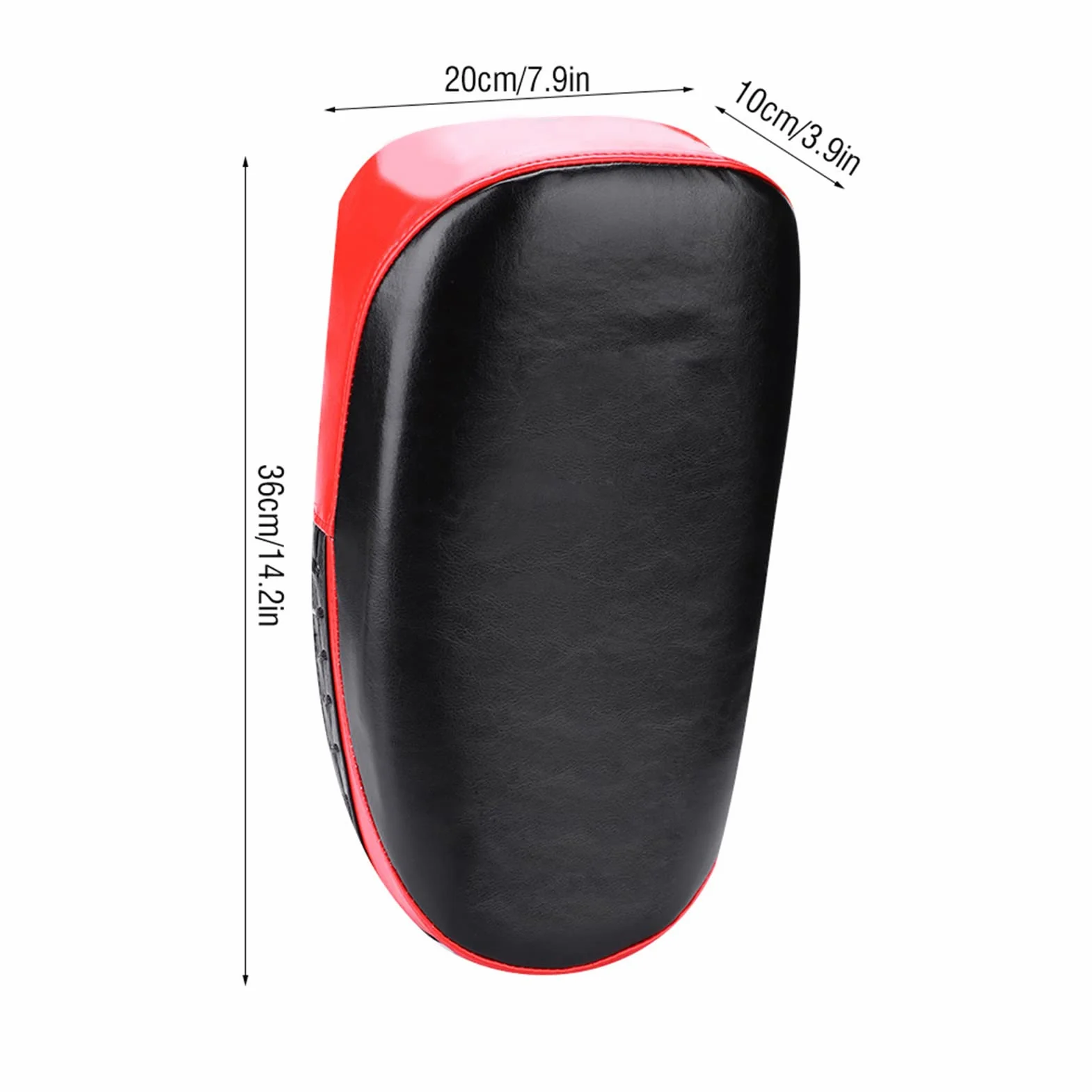 HERCHR Almohadillas de Boxeo, Almohadilla de Muay Thai para Entrenar Kickboxing Curvado Kicking Strike Shield