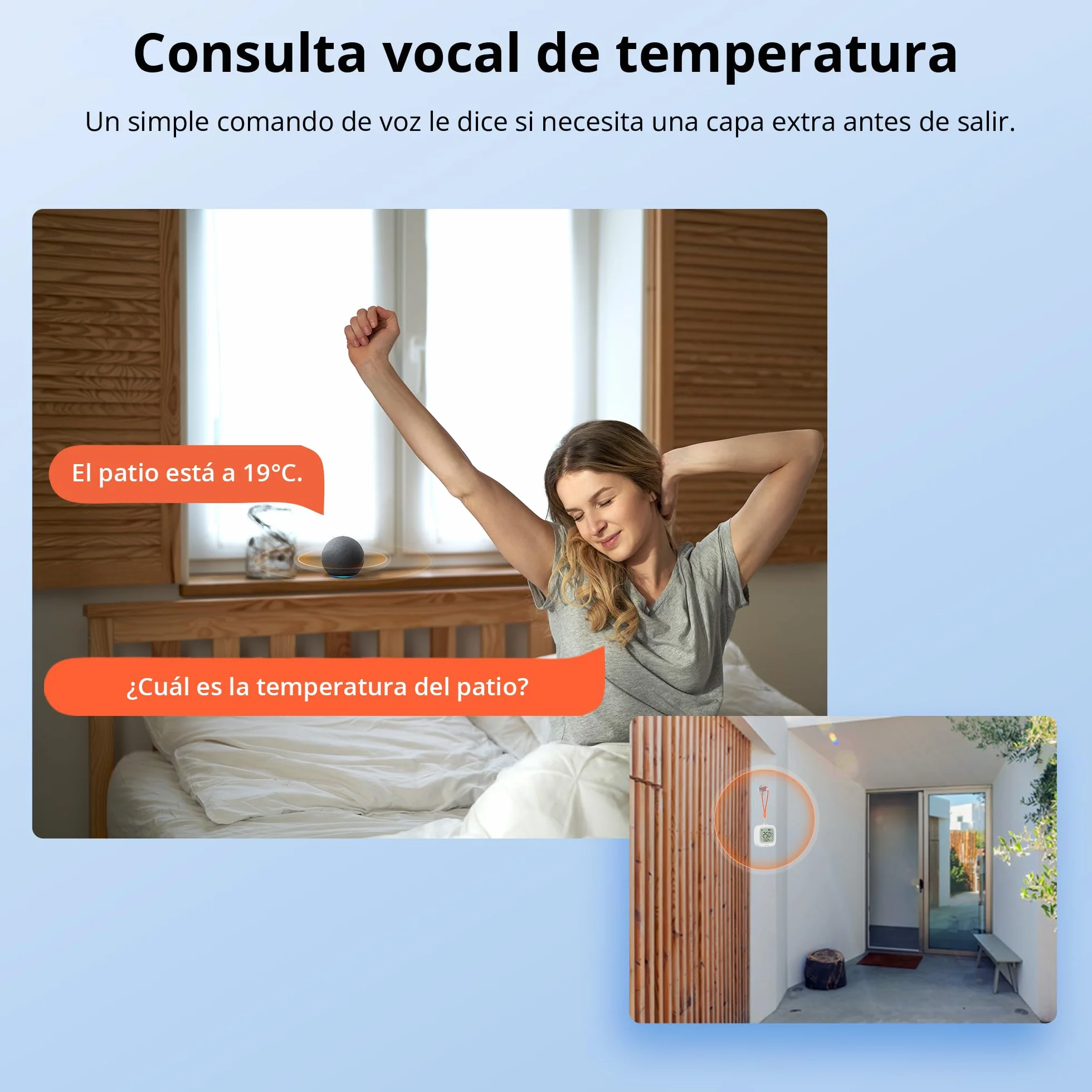 SONOFF SNZB-02WD IP65 Zigbee Sensor Inteligente de Temperatura y Humedad impermeable