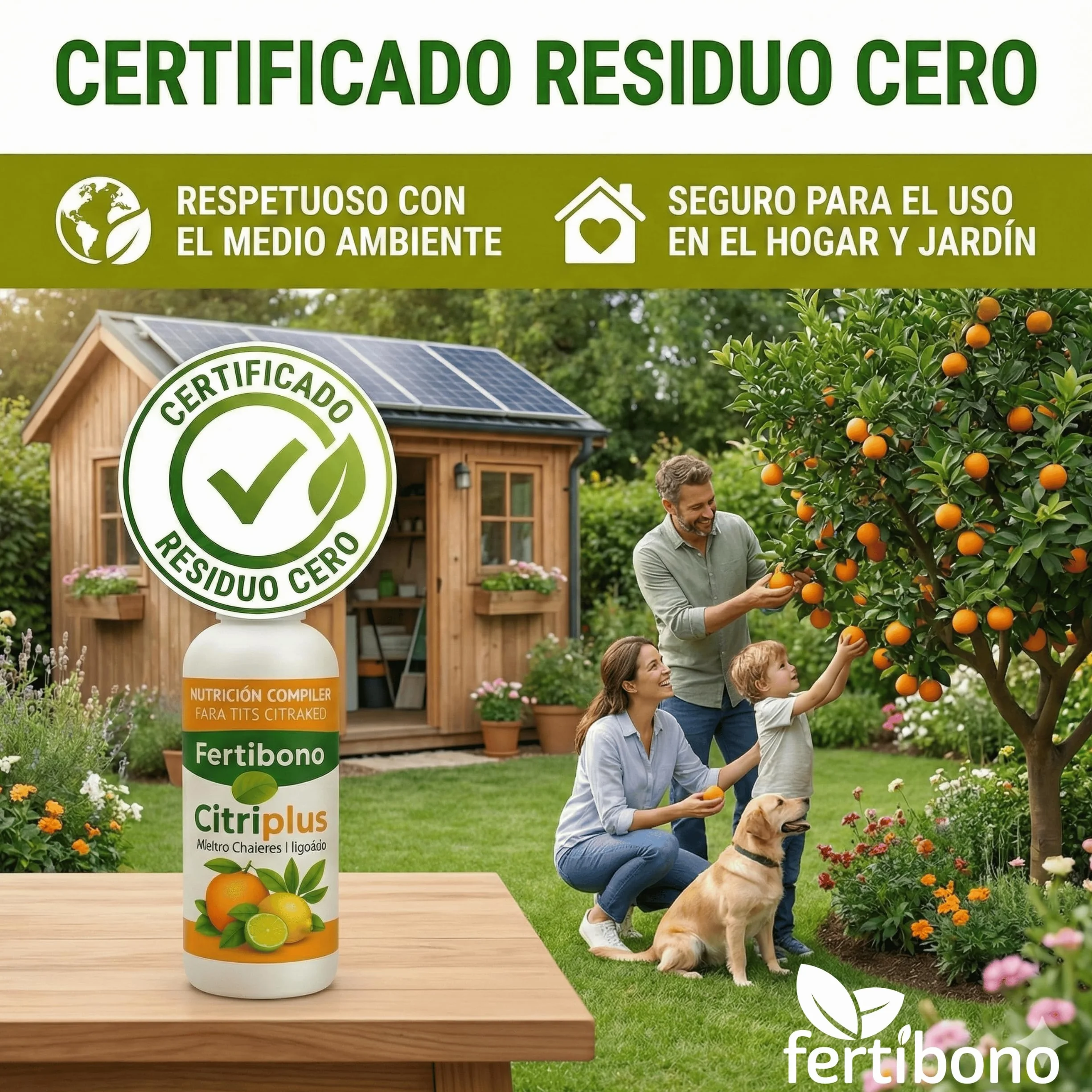 FERTIBONO CitriPlus 250 ml Abono Cítricos Completo con NPK Hierro y Magnesio
