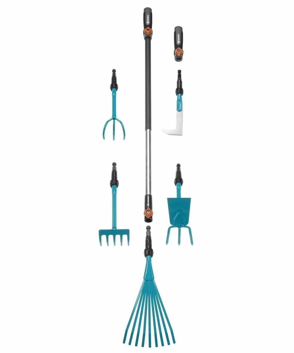 Gardena Mango alargador Combisystem 78 cm Aluminium Negro Plata