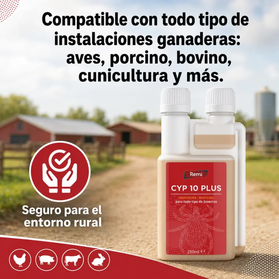 Remi Hogar Insecticida Concentrado CYP 10 PLUS 9,3% Cipermetrina 250 ml