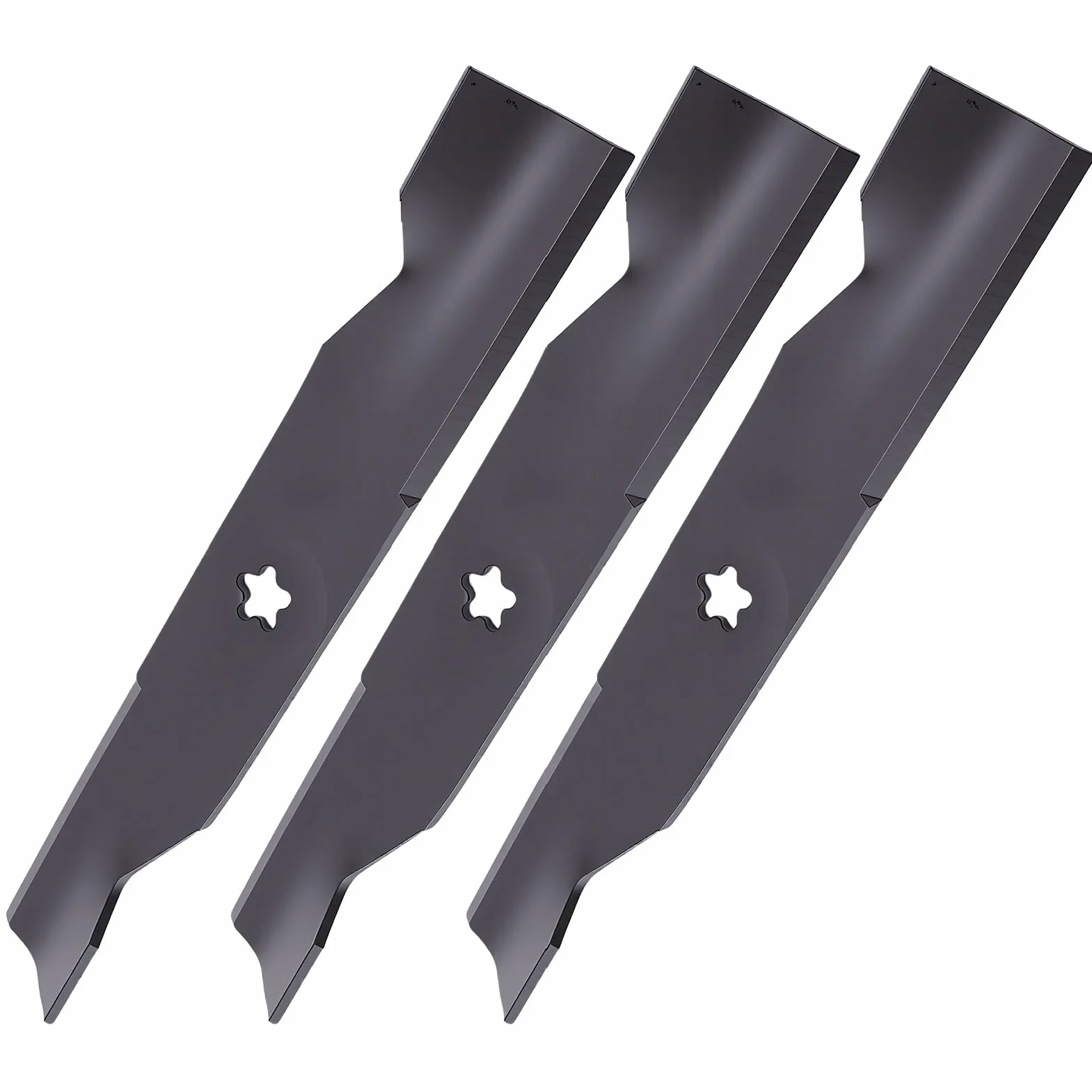 Cuchillas de Repuesto para Cortacésped de Alta Elevación Z248F YTH2348, Cuchillas de Cubierta de Acero Al Carbono Duraderas de 48 Pulgadas para una Recolección Eficiente de Césped, Paquete