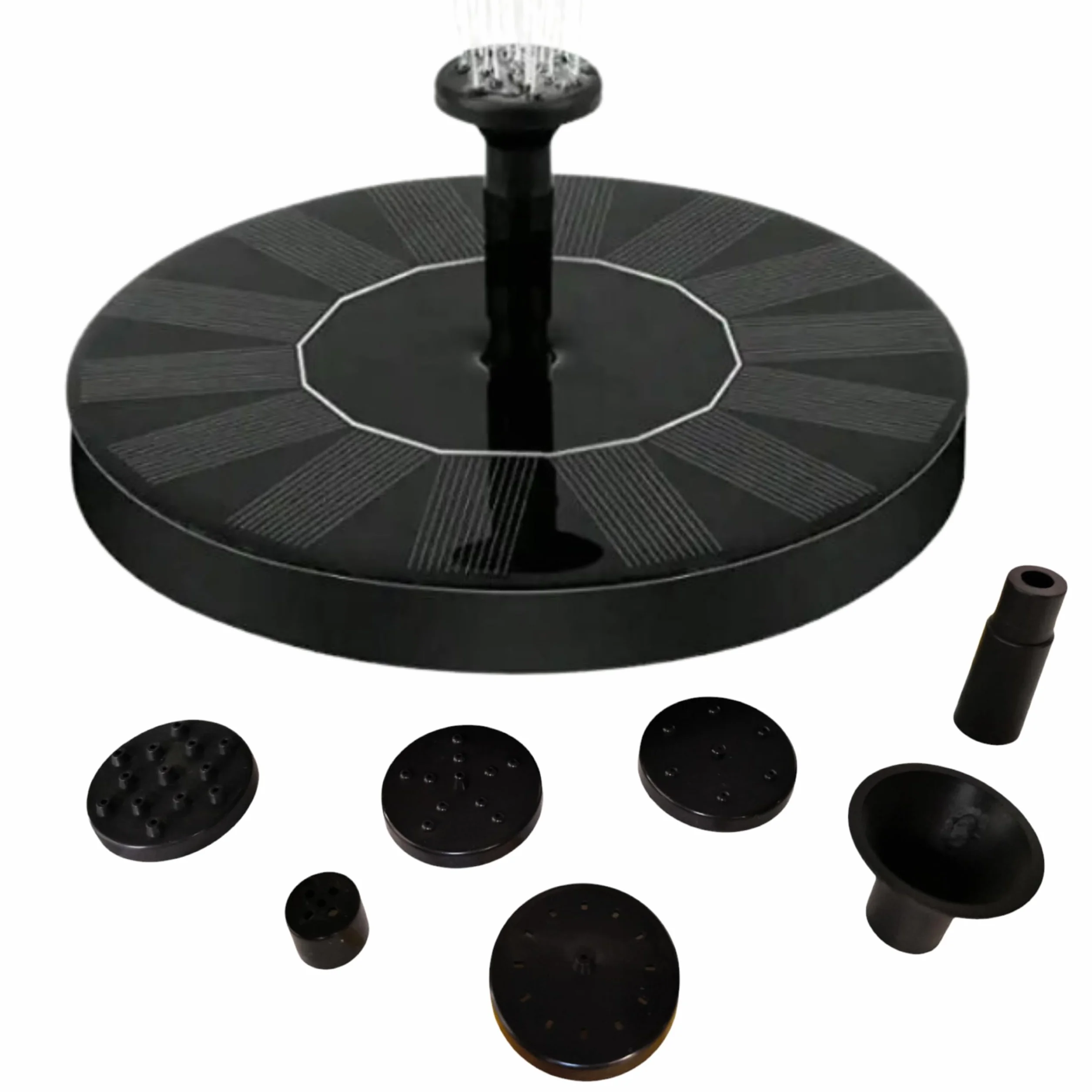 Fuente Solar Autónoma para Decorar Jardines, Maceteros, Piscinas y Bebederos de Pájaros para días soleados