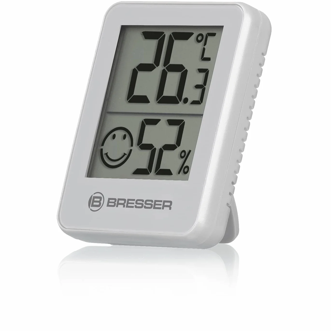 BRESSER Temeo Termómetro Higrómetro Set de 6 Higroindicadores para Pared, Indicador de Temperatura Interior, Blanco