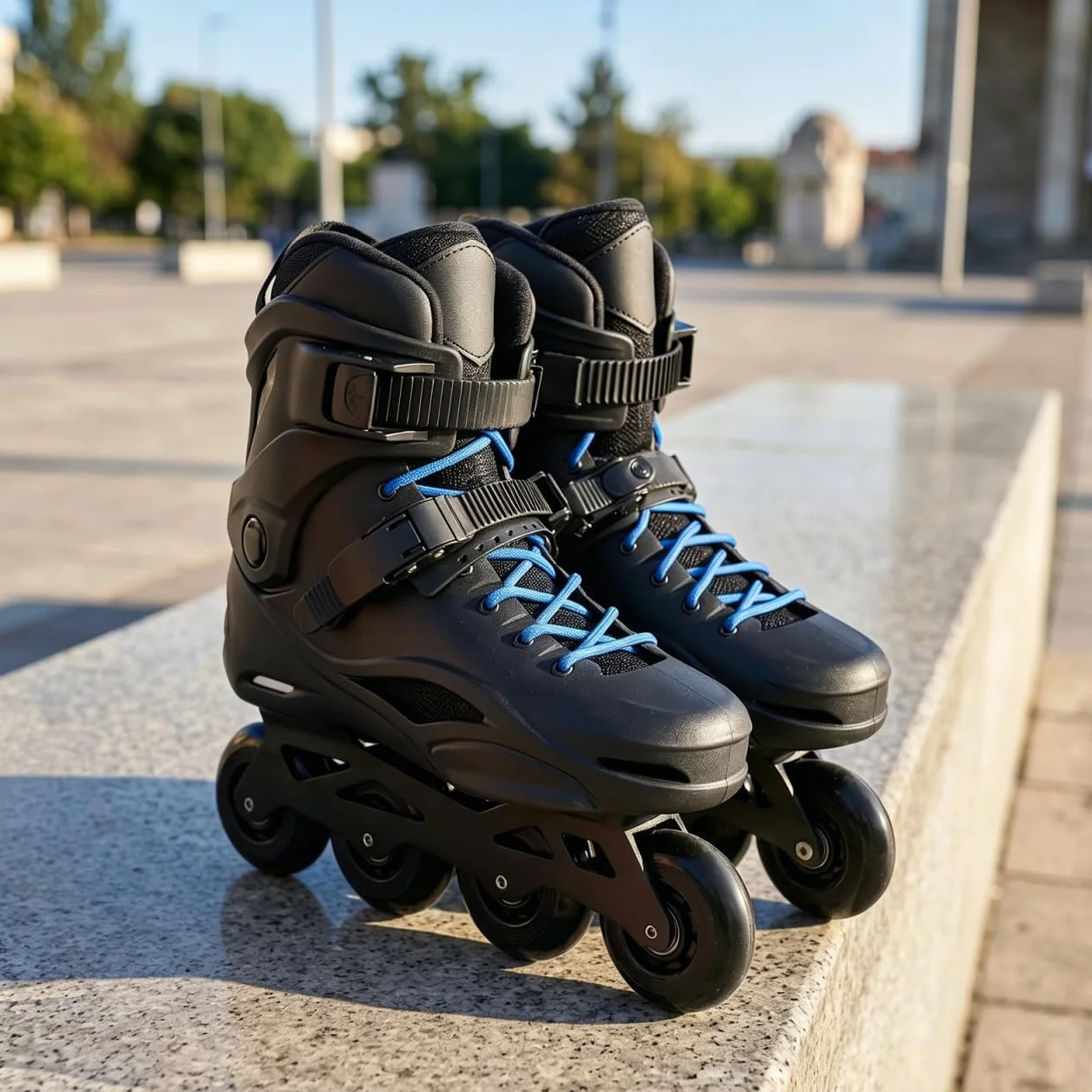 BESPORTBLE Juego de 2 hebillas de repuesto para patines en línea, hebilla ajustable con tornillos