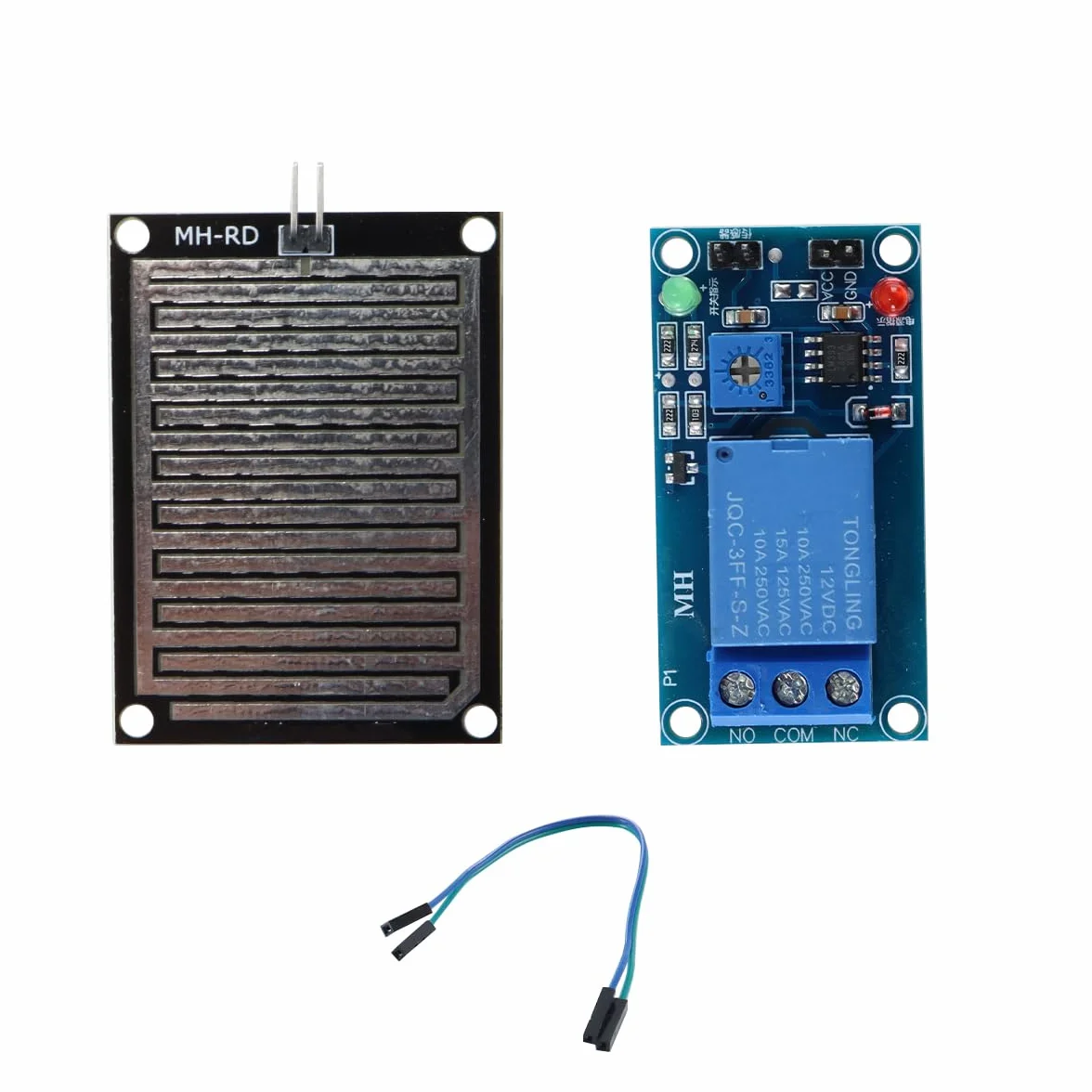Sensor de lluvia exterior con módulo meteorológico Raindrops para riego inteligente