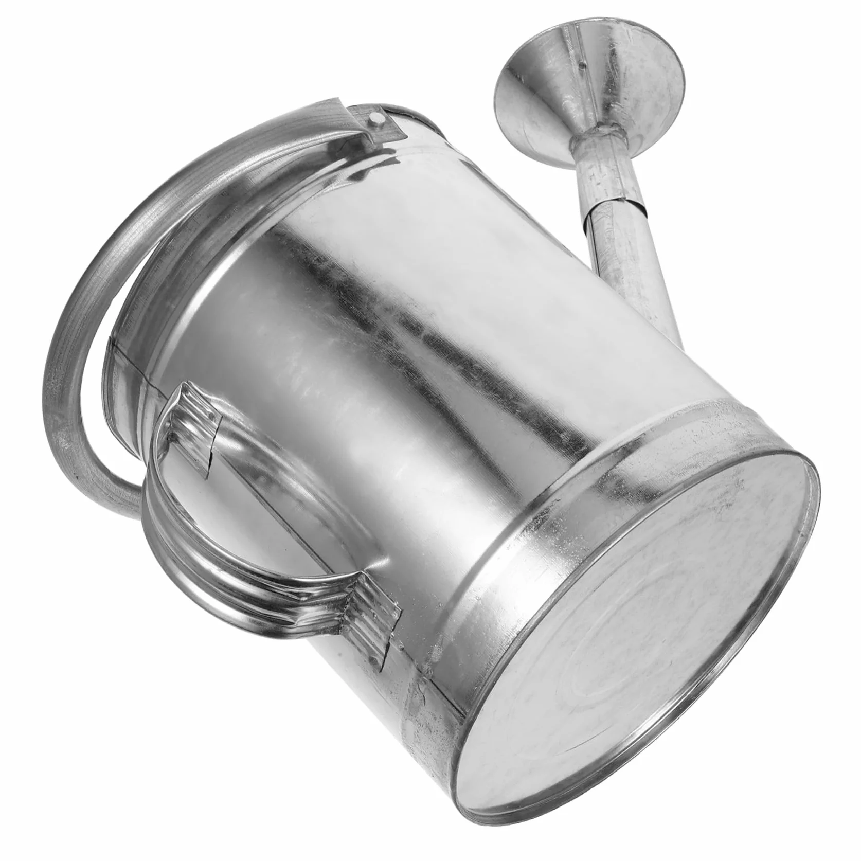 Regadera de Hierro Resistente de 5 litros para Jardín y Plantas, Boquilla Rociadora Ergonómica, Maceta de Riego para Suculentas y Plantas de Interior y Exterior Varios Estilos