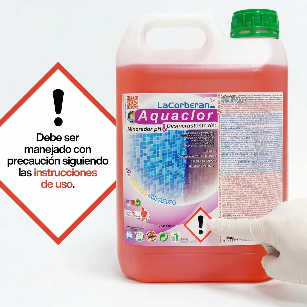 Limpiador Desincrustante de Piscinas 5L – Antical, Elimina Cal y Suciedad