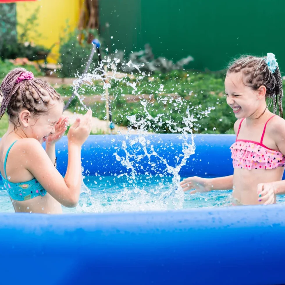 Cobertor para Piscina Rectangular 260 x 170 cm, Cubierta de Protección UV Plegable, Exterior