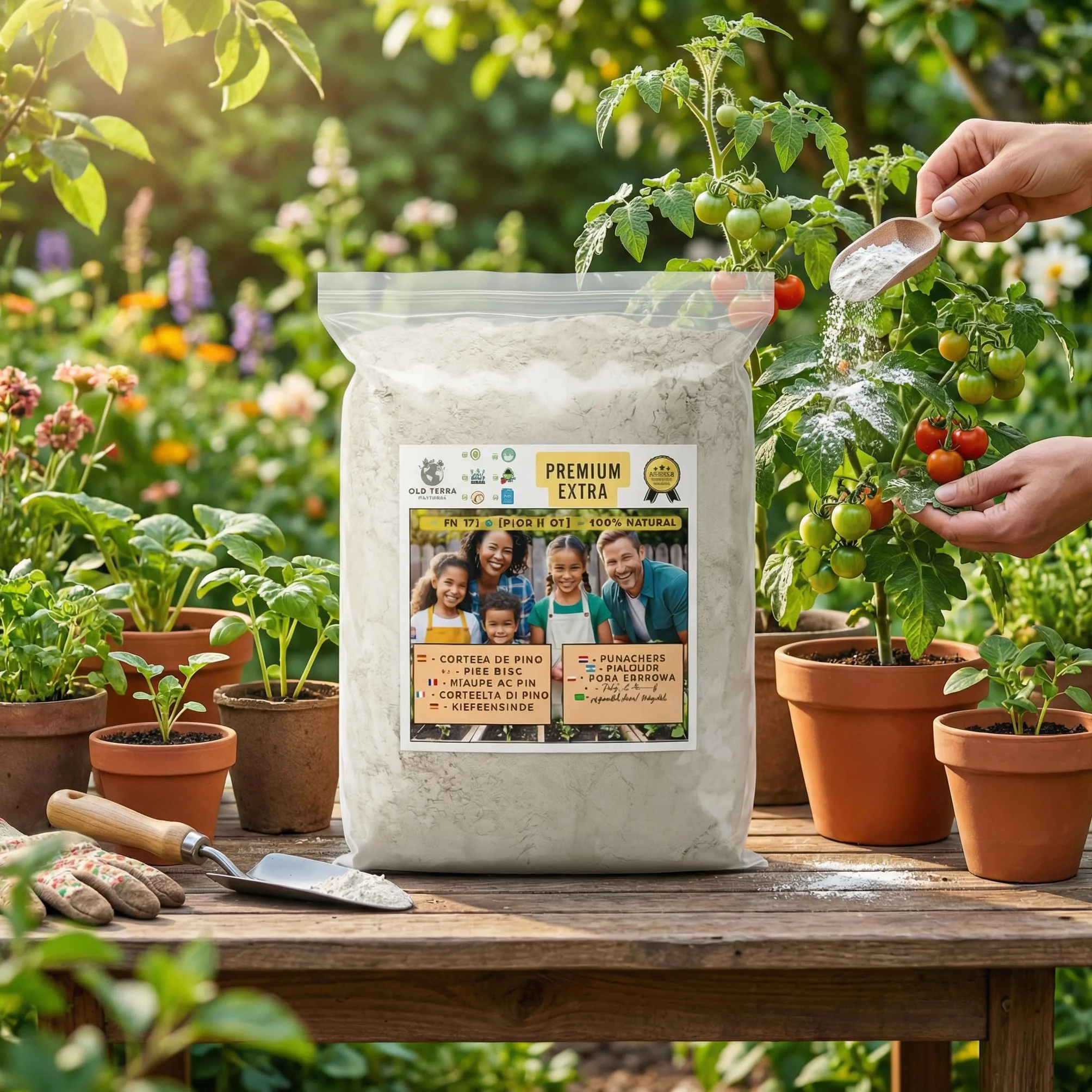 Tierra de Diatomeas Insecticida Eco para Pulgas, Hormigas y Garrapatas 0,5 kg