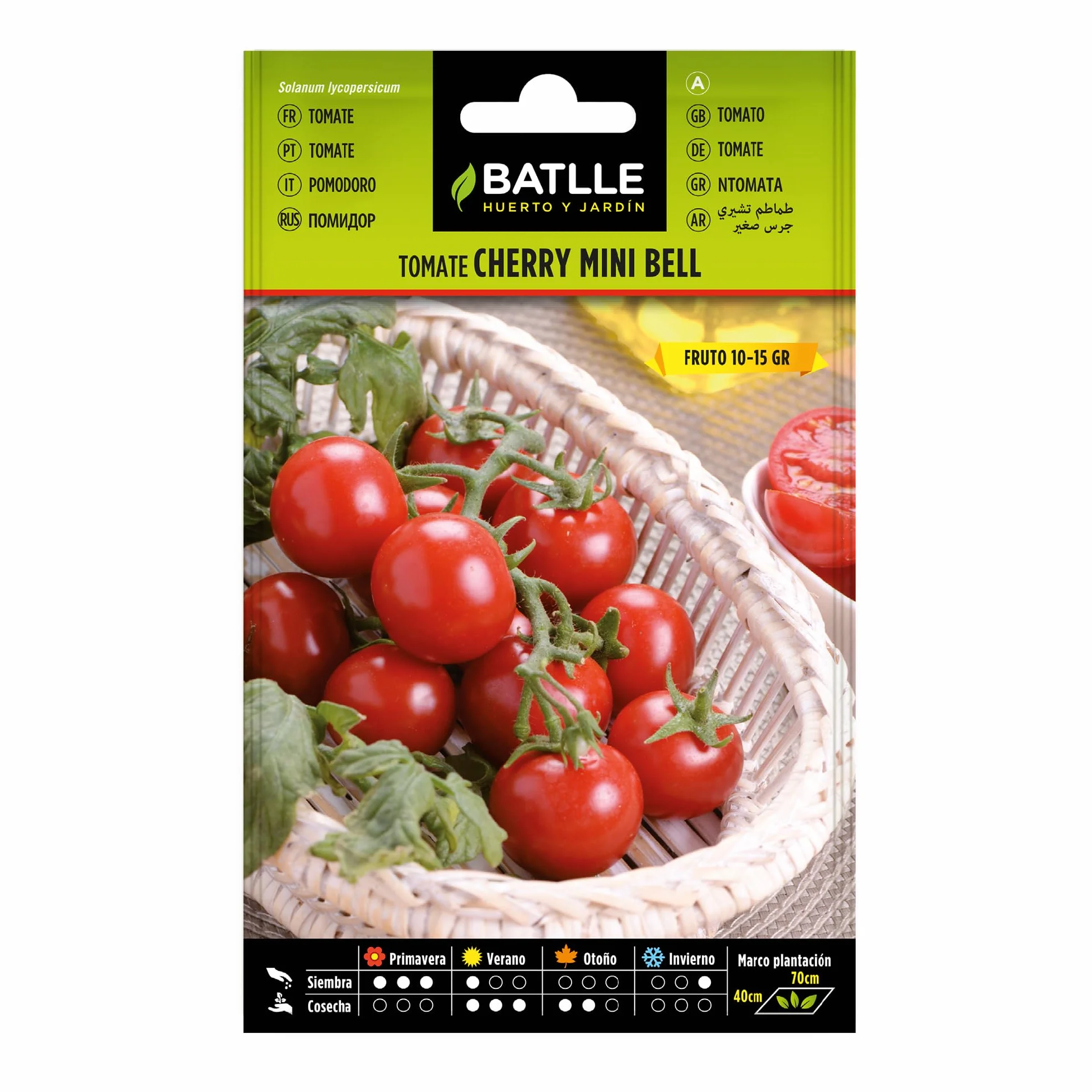 Semillas Batlle Tomate Mini Bell Tipo Cherry