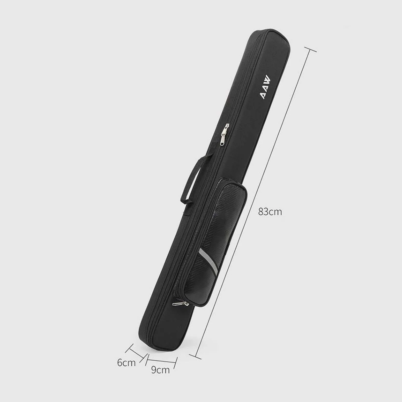 Estuche para Tacos de Billar con Cremallera, Correa Ajustable, Bolsa de Transporte