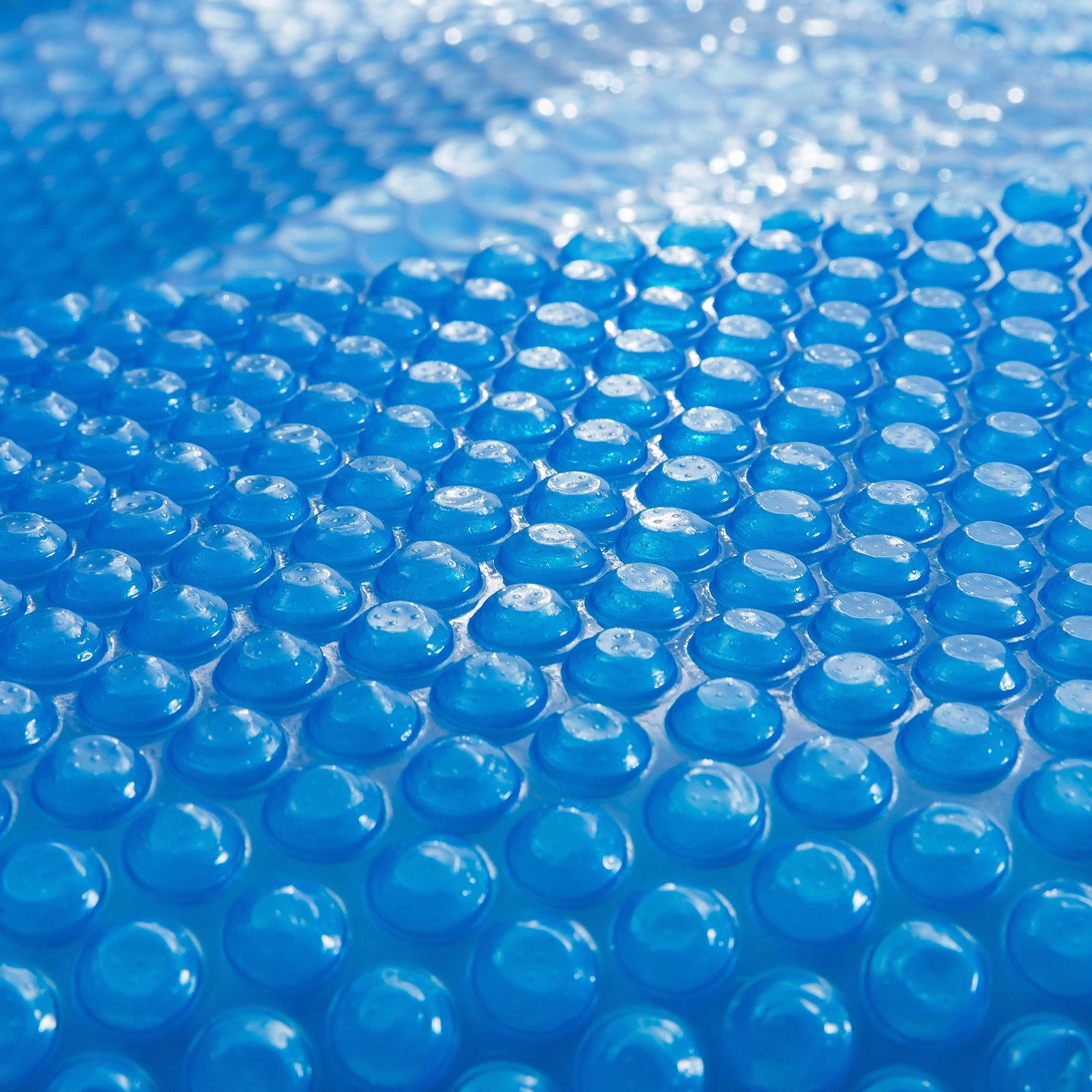 Arebos Cubierta Solar para Piscina 500 x 800 cm 400 micras Rectangular Acortable Azul