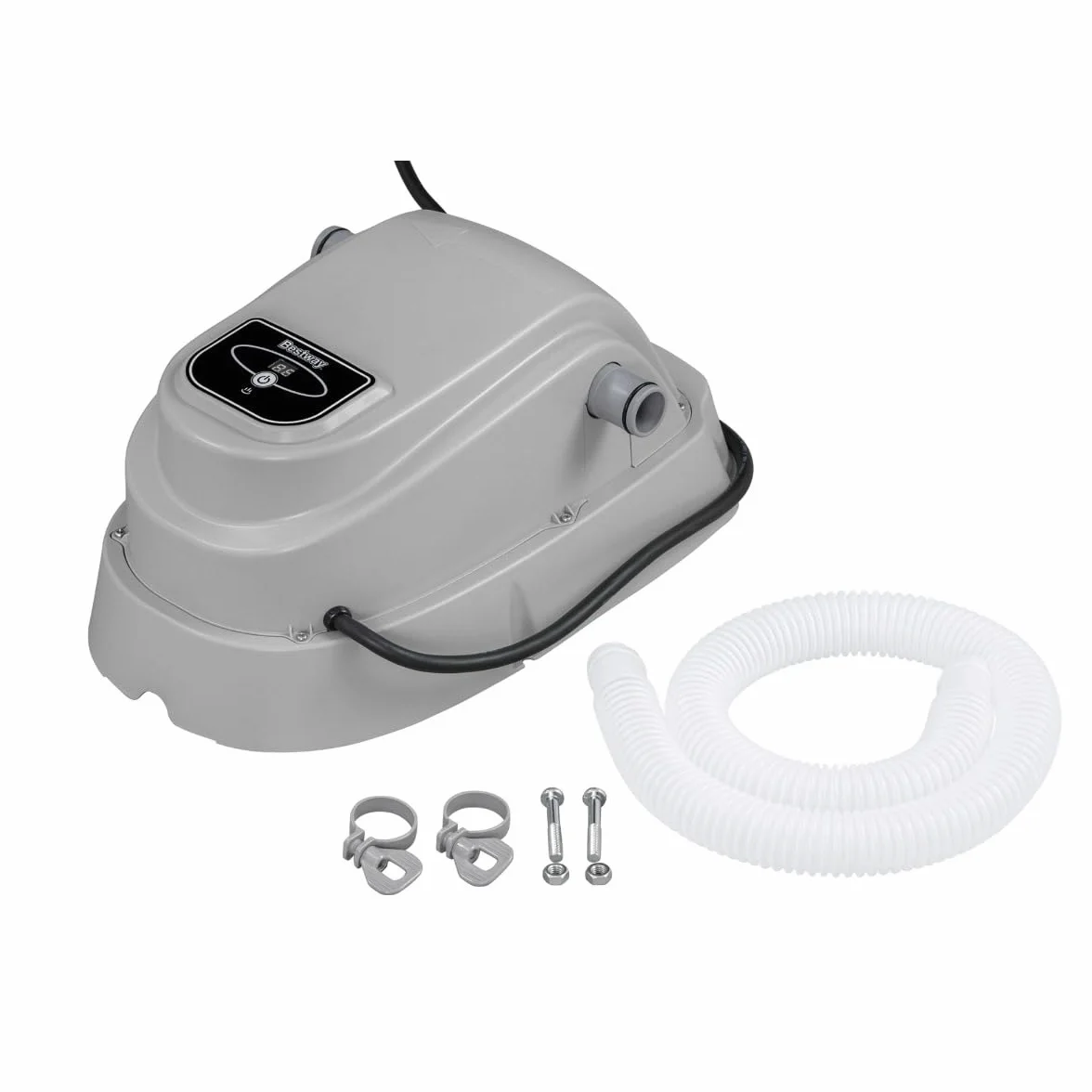 Bestway Calentador de Piscina para Piscinas elevadas de 15 pies Gris