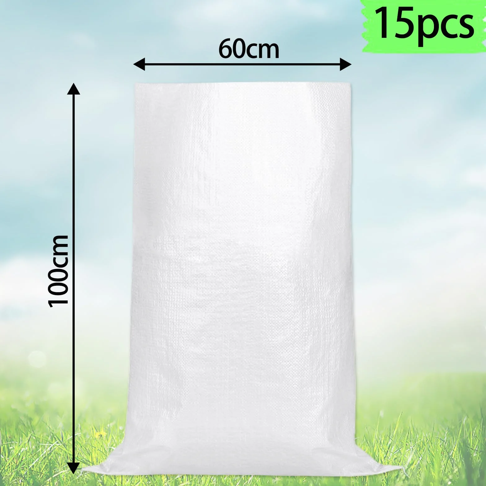 Bolsas de Rafia para Escombros 60x100 cm Resistentes Residuos Construcción
