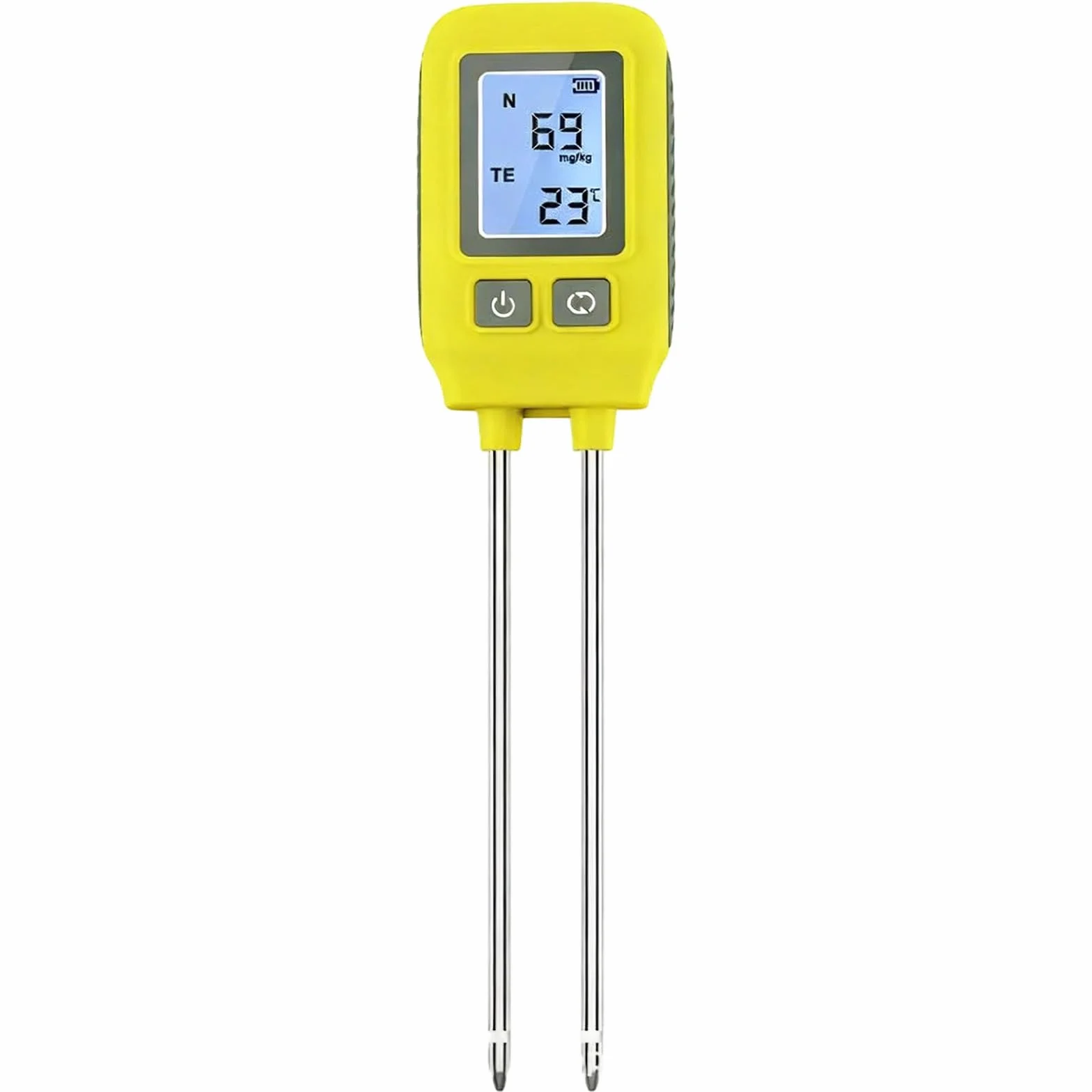 Medidor de prueba de suelo: mide nitrógeno, fósforo, potasio, temperatura