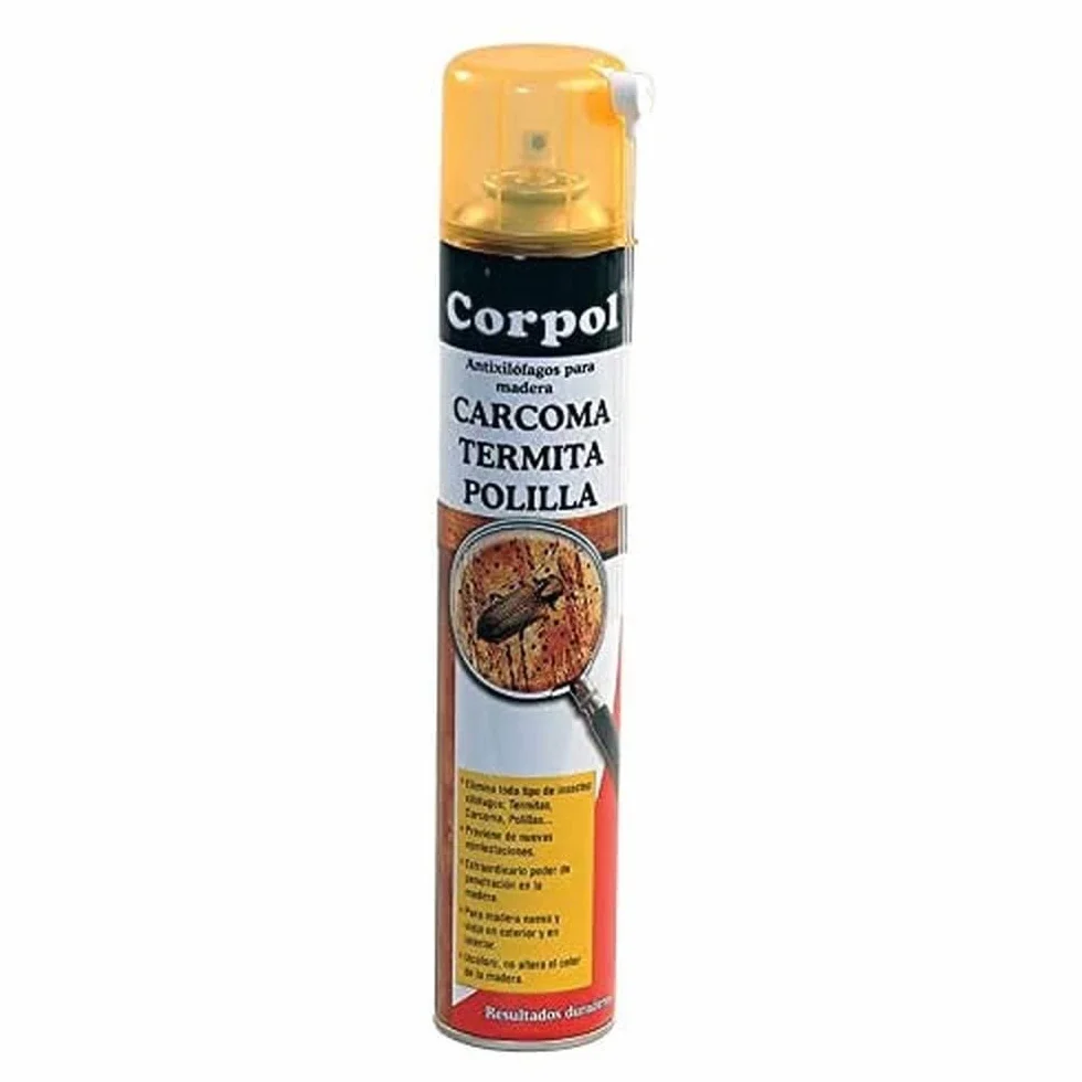Woodworm Polill Tratamiento para madera en aerosol anti-carcoma 500 ml
