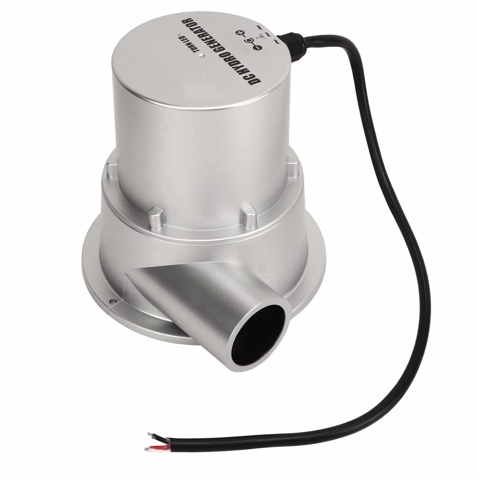 ciciglow Hidrogenador de Turbina de Agua Pequeña con Alta Eficiencia de Generación de Energía para Cargar Baterías de 12 V, Control Remoto Disponible, Material ABSDC (SJ18A)