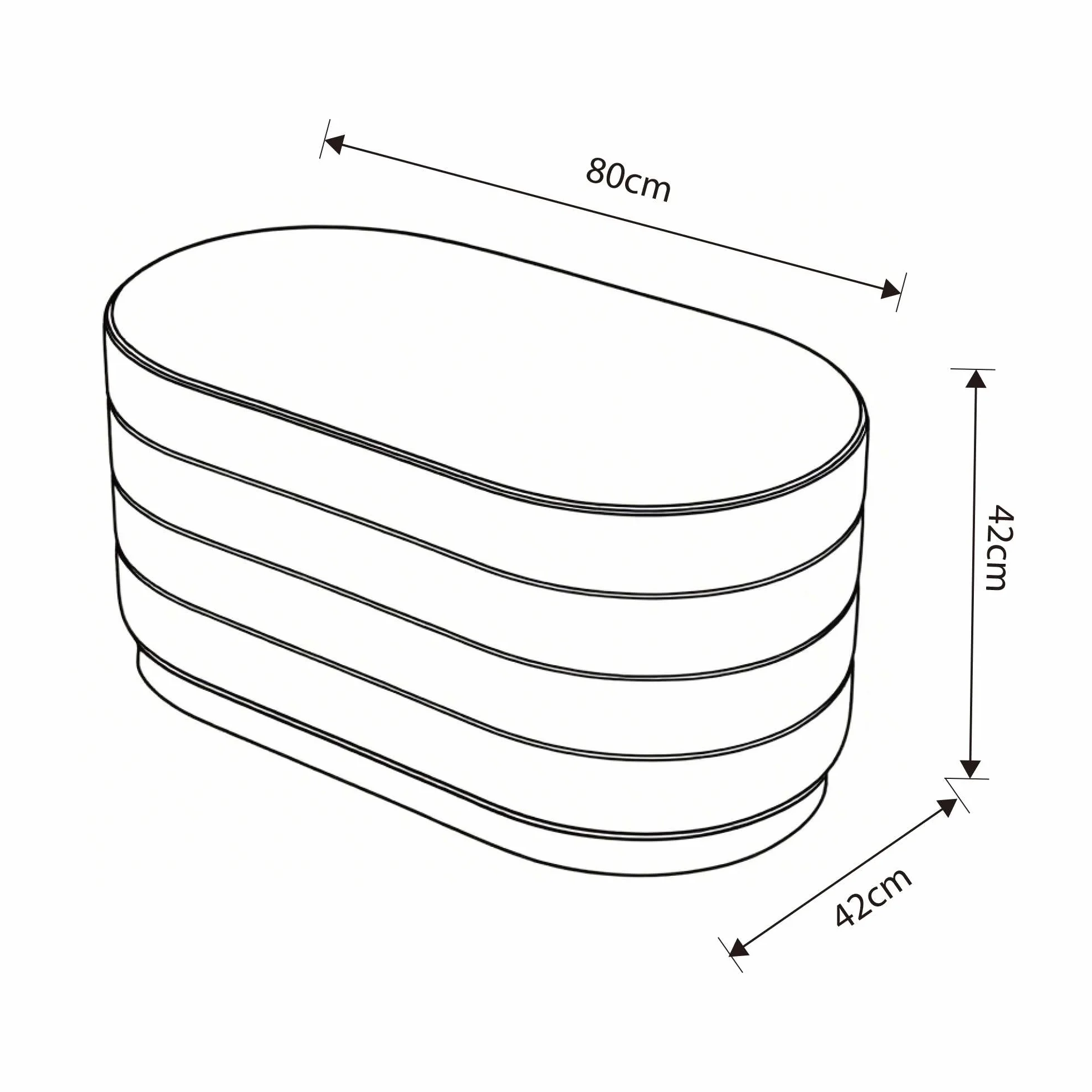AKORD Banqueta con Almacenamiento en Terciopelo 80 cm, Banco de Cama Tapizado, Patas de Metal Dorado, Rosa empolvado